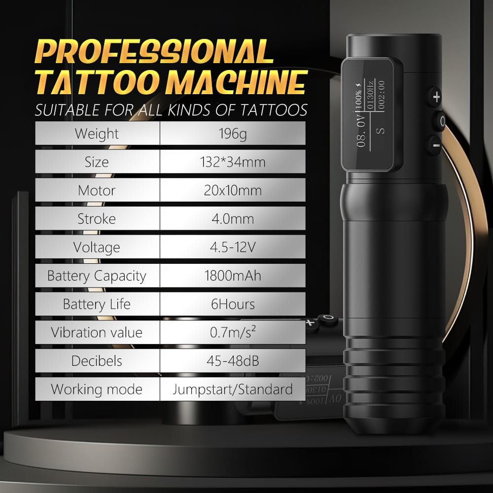 Ambition Flash Series Wireless Tattoo Machine | Flash/Flash max/C5