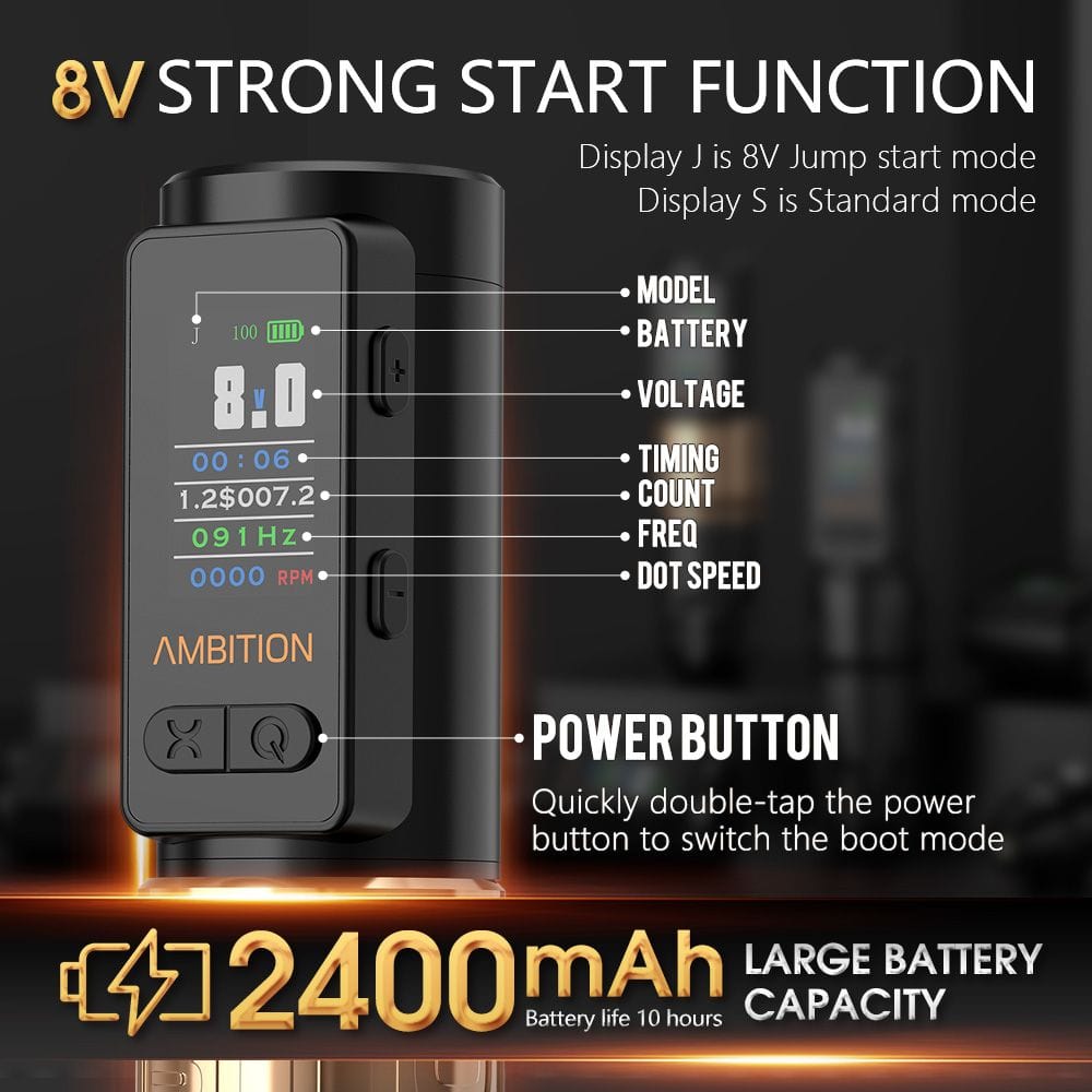 Ambition Soldier Max Wireless Battery
