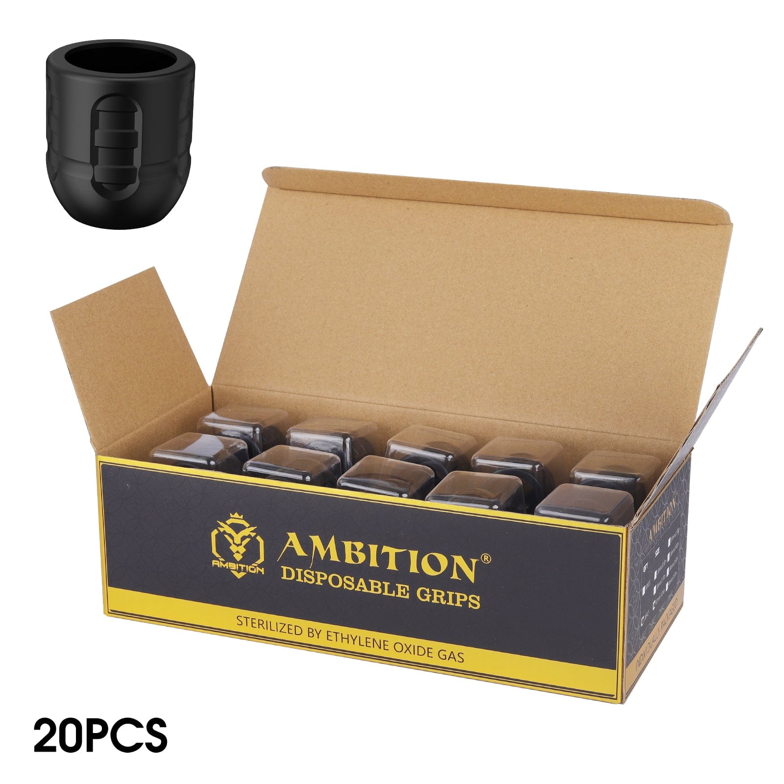 Ambition Soldier P1 Disposable Tattoo Grips-20Pcs