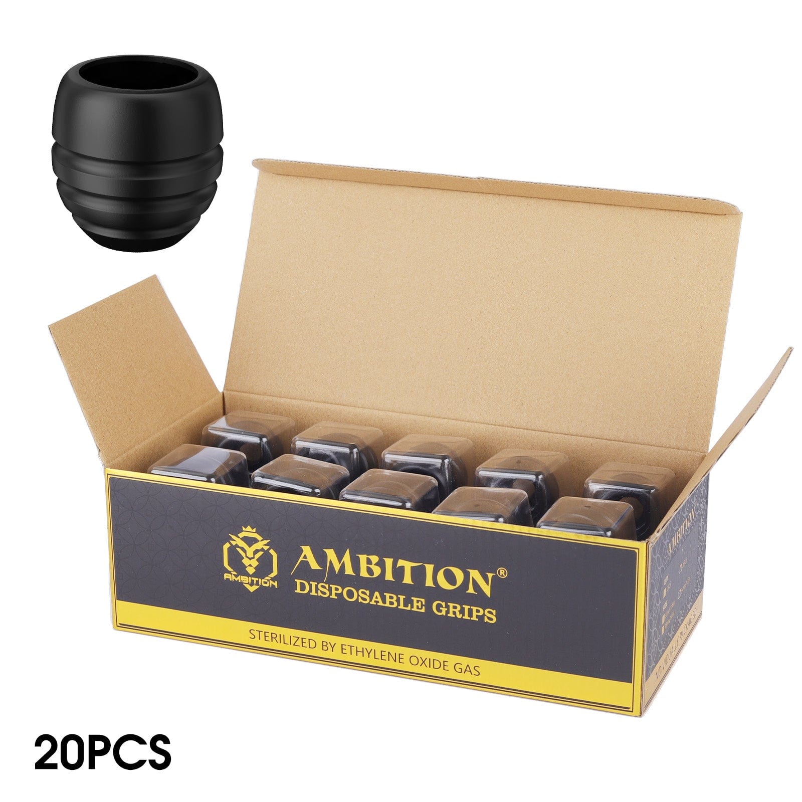 Ambition Soldier P1 Disposable Tattoo Grips-20Pcs