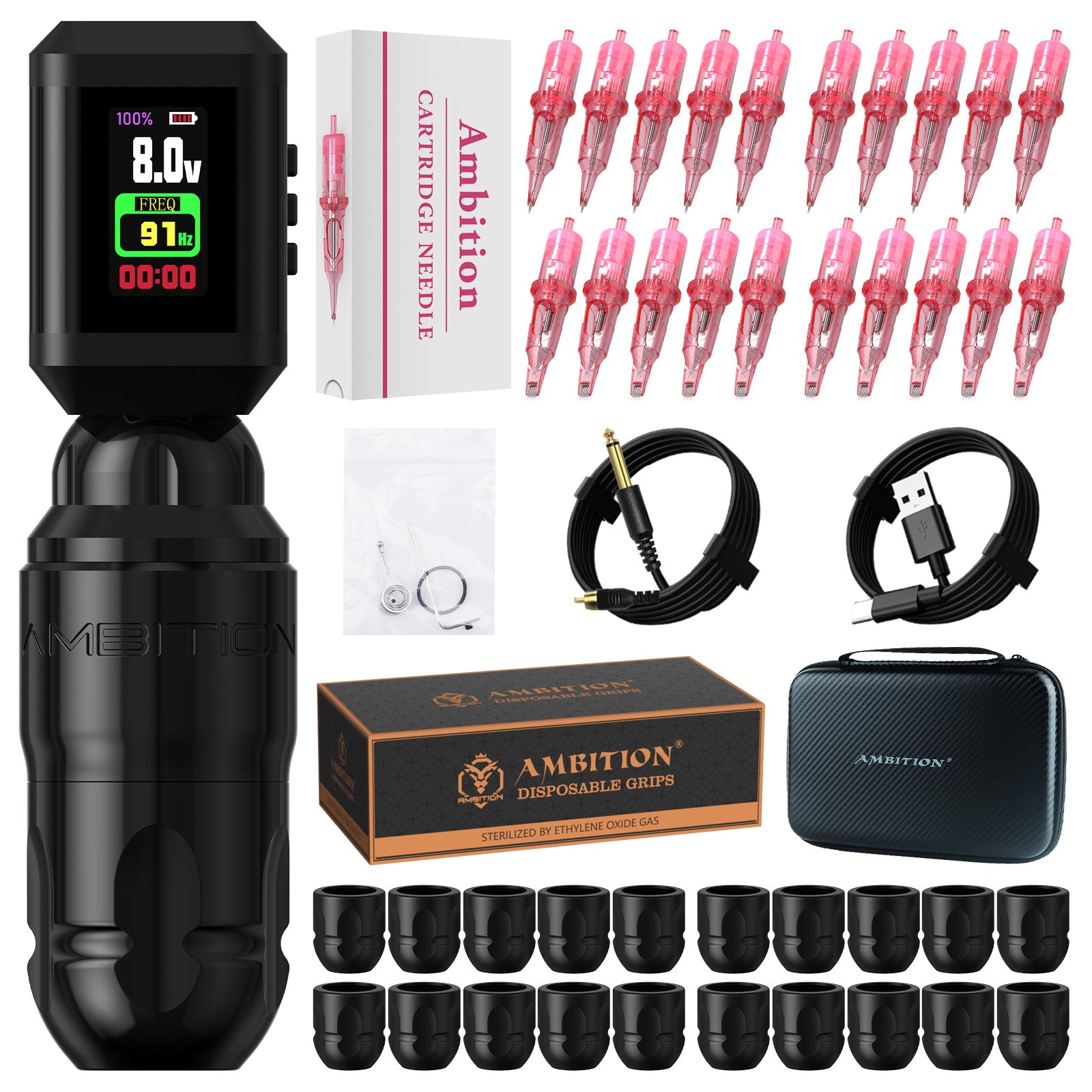 Tattoo Kit | Ambition Lutin Rotary Tattoo Pen Kit