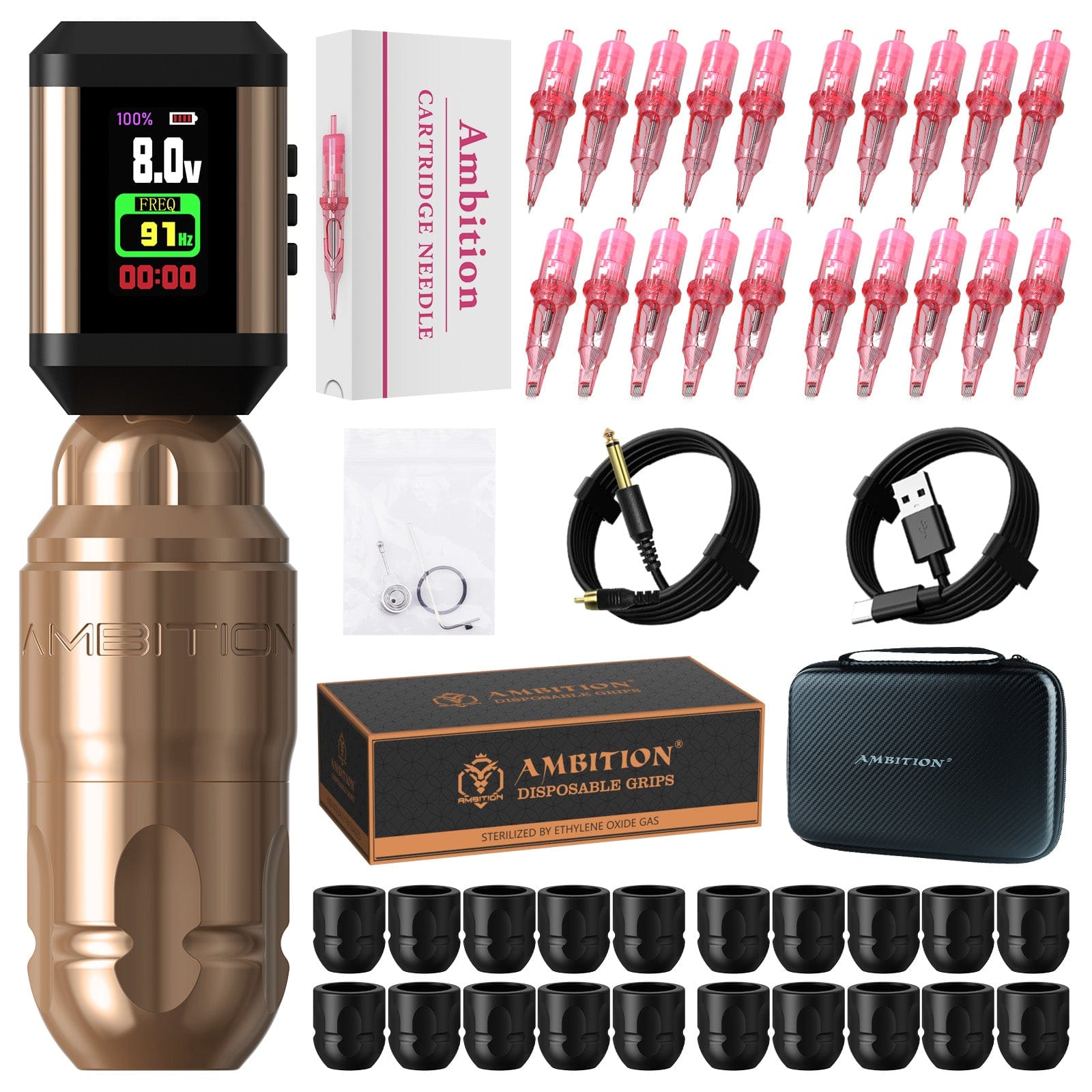 Tattoo Kit | Ambition Lutin Rotary Tattoo Pen Kit