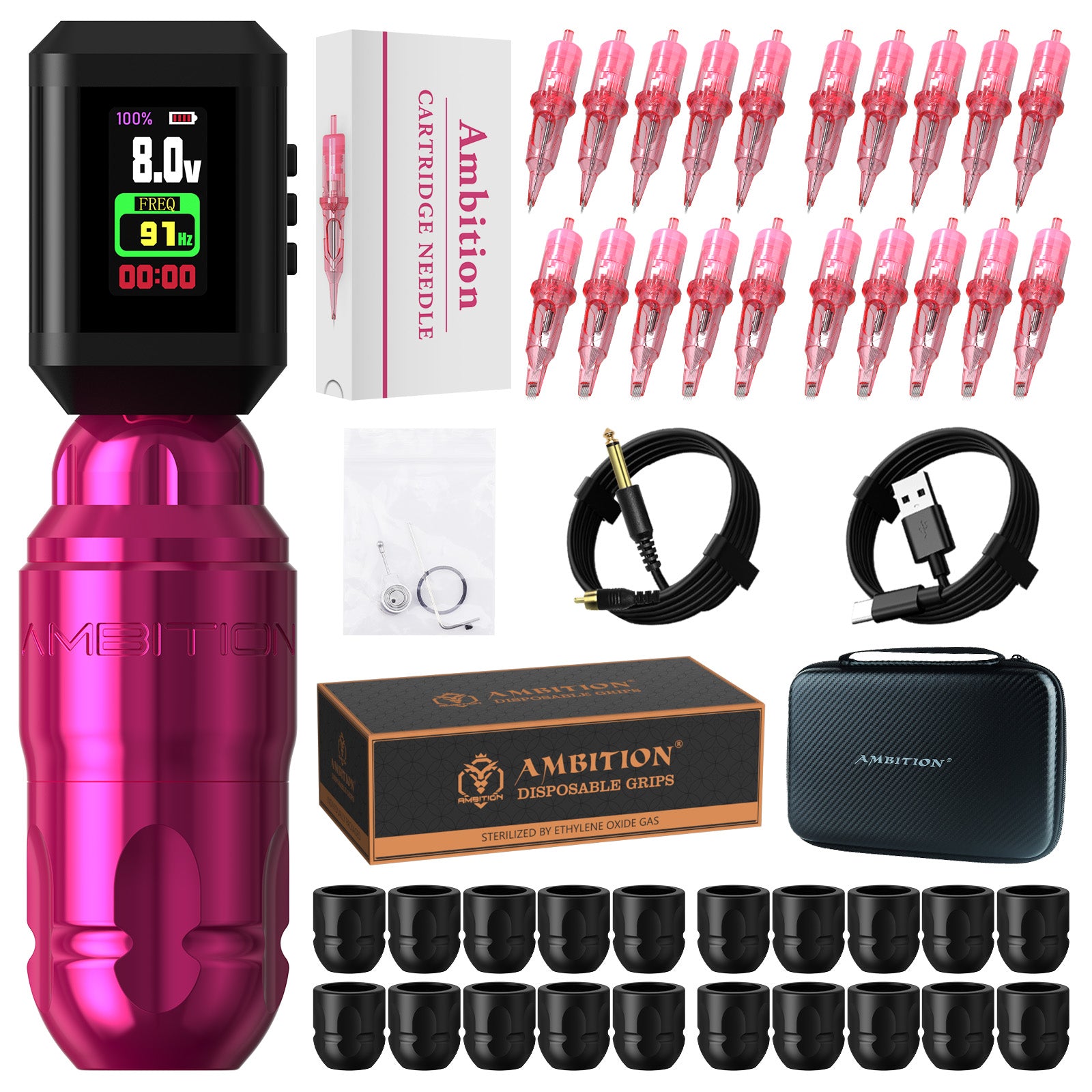 Tattoo Kit | Ambition Lutin Rotary Tattoo Pen Kit
