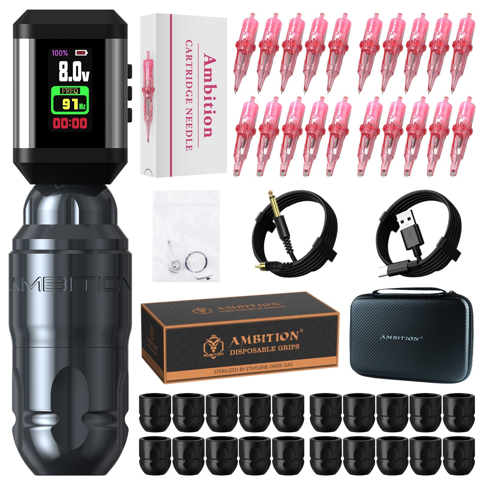 Tattoo Kit | Ambition Lutin Rotary Tattoo Pen Kit