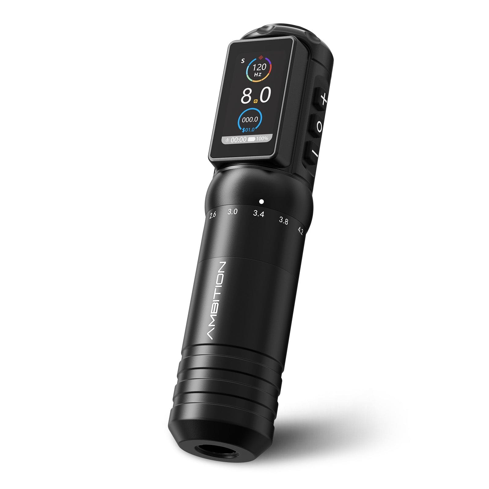 Ambition C4 Wireless Tattoo Pen Machine with 7 Strokes Length 2.0mm-4.2mm