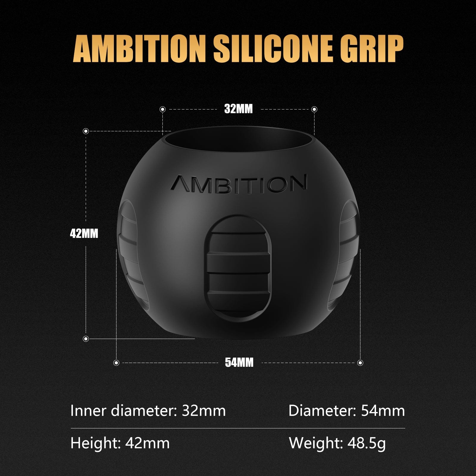 Ambition 54mm Silicone Tattoo Grip