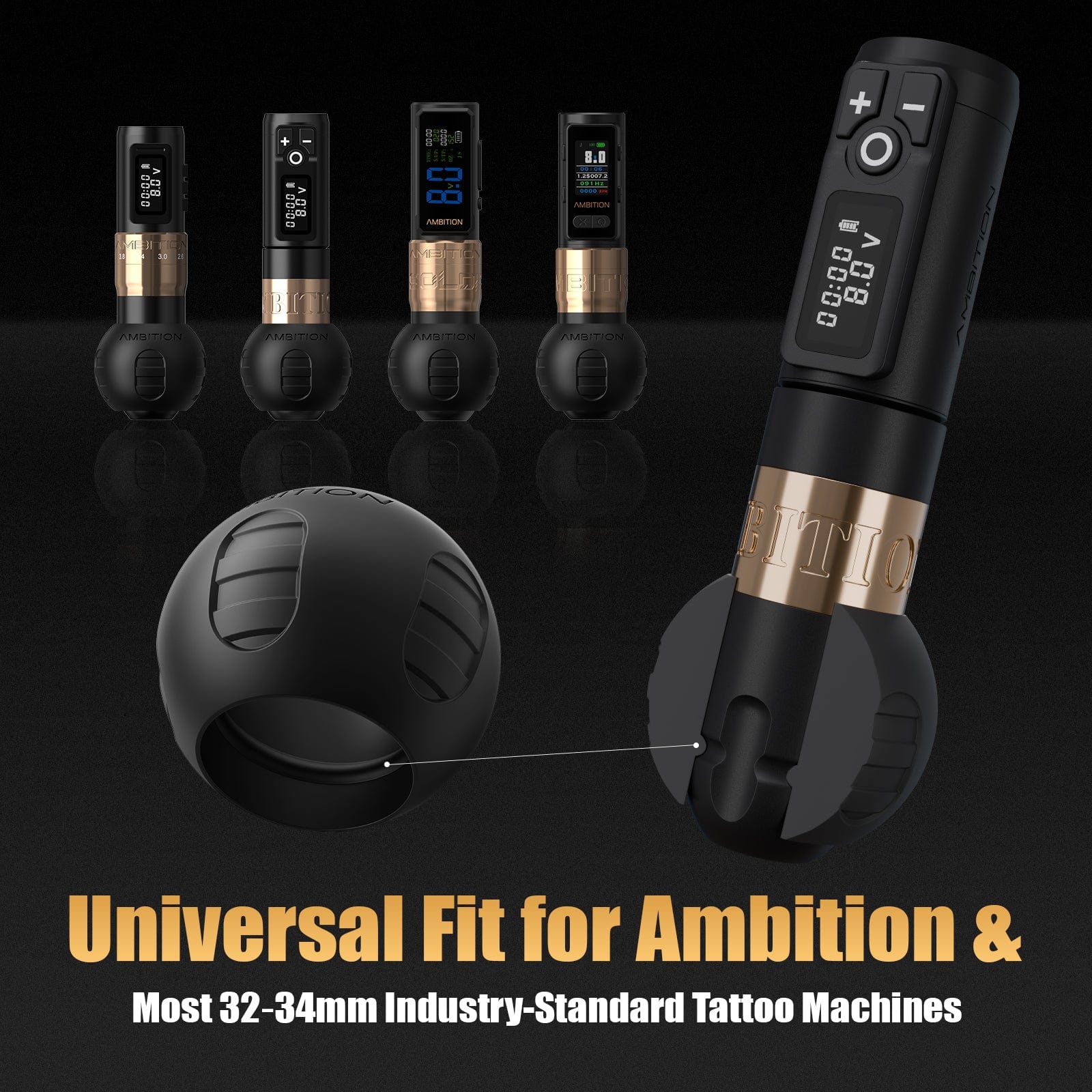 Ambition 54mm Silicone Tattoo Grip