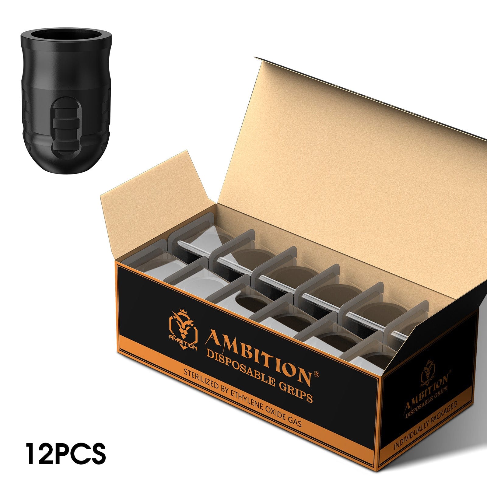 Ambition Mars-U P1 Disposable Tattoo Grips-12Pcs