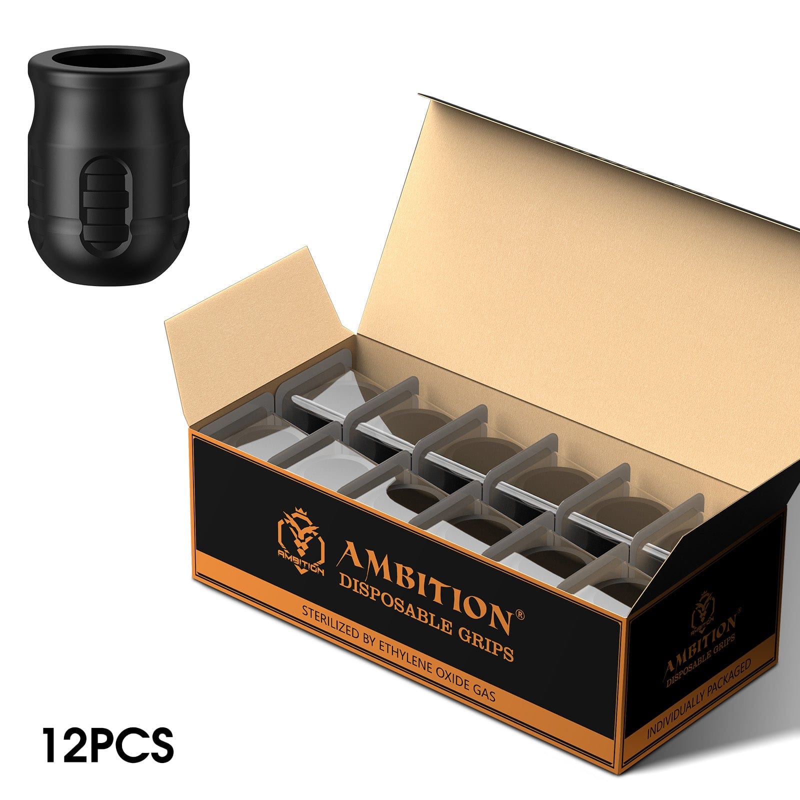 Ambition Mars-U P1 Disposable Tattoo Grips-12Pcs