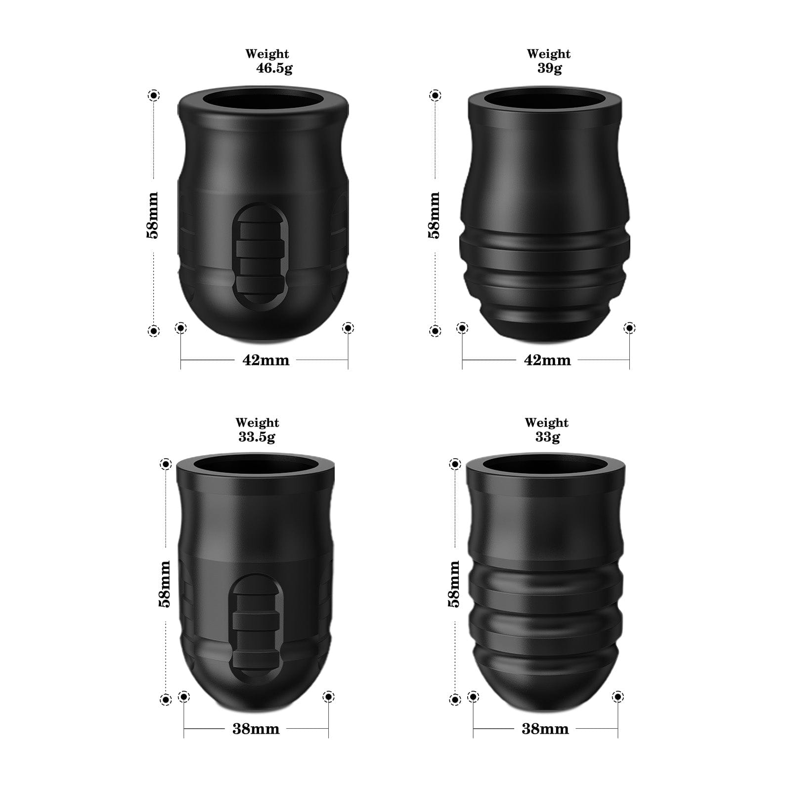 Ambition Mars-U P1 Disposable Tattoo Grips-12Pcs