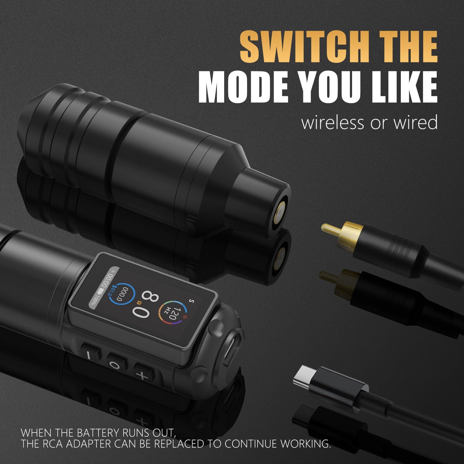 Ambition Ninja Pro Wireless Tattoo Pen Machine