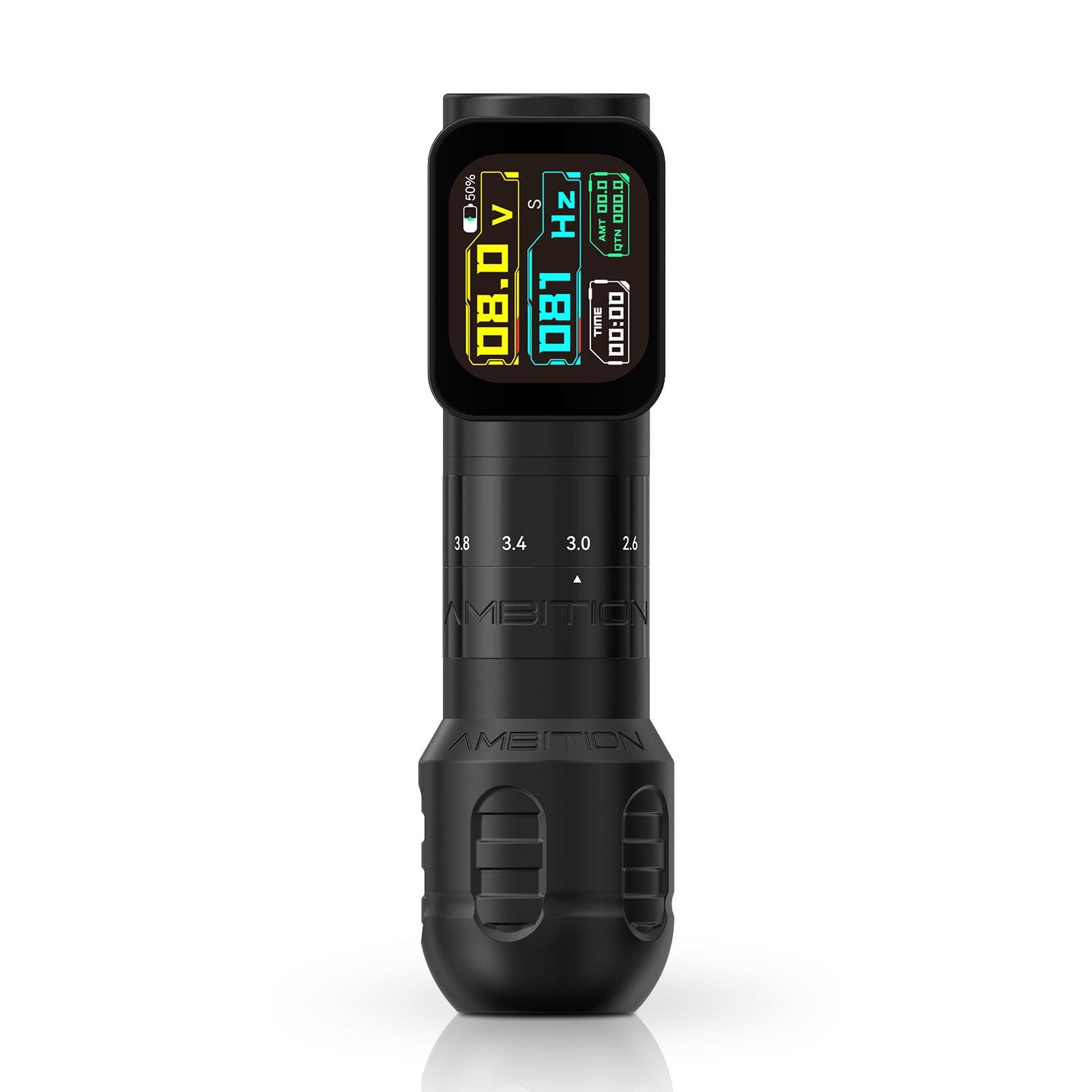 Ambition Seher Pro Wireless Tattoo Pen Machine with 6 Strokes Length 2.2mm-4.2mm