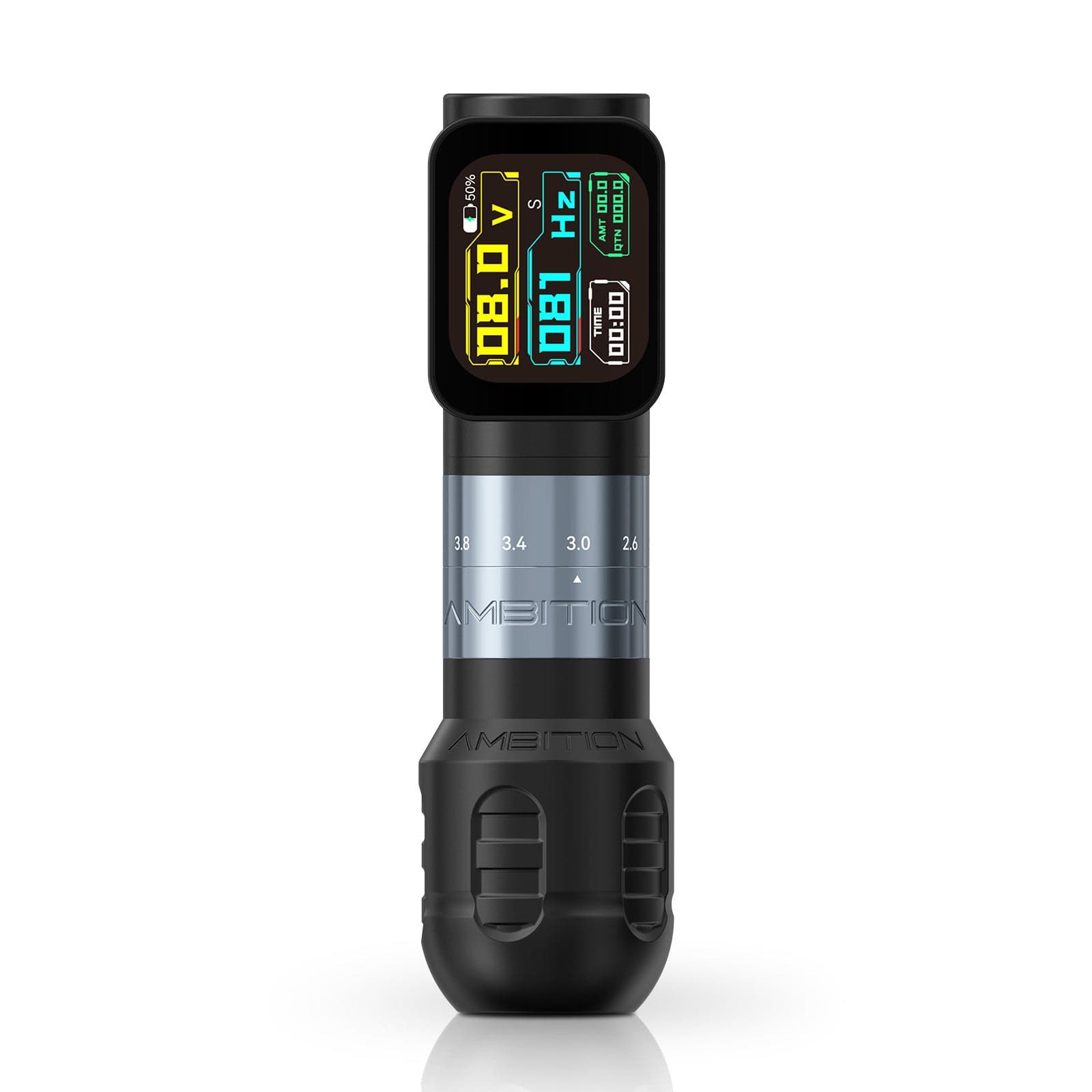 Ambition Seher Pro Wireless Tattoo Pen Machine with 6 Strokes Length 2.2mm-4.2mm
