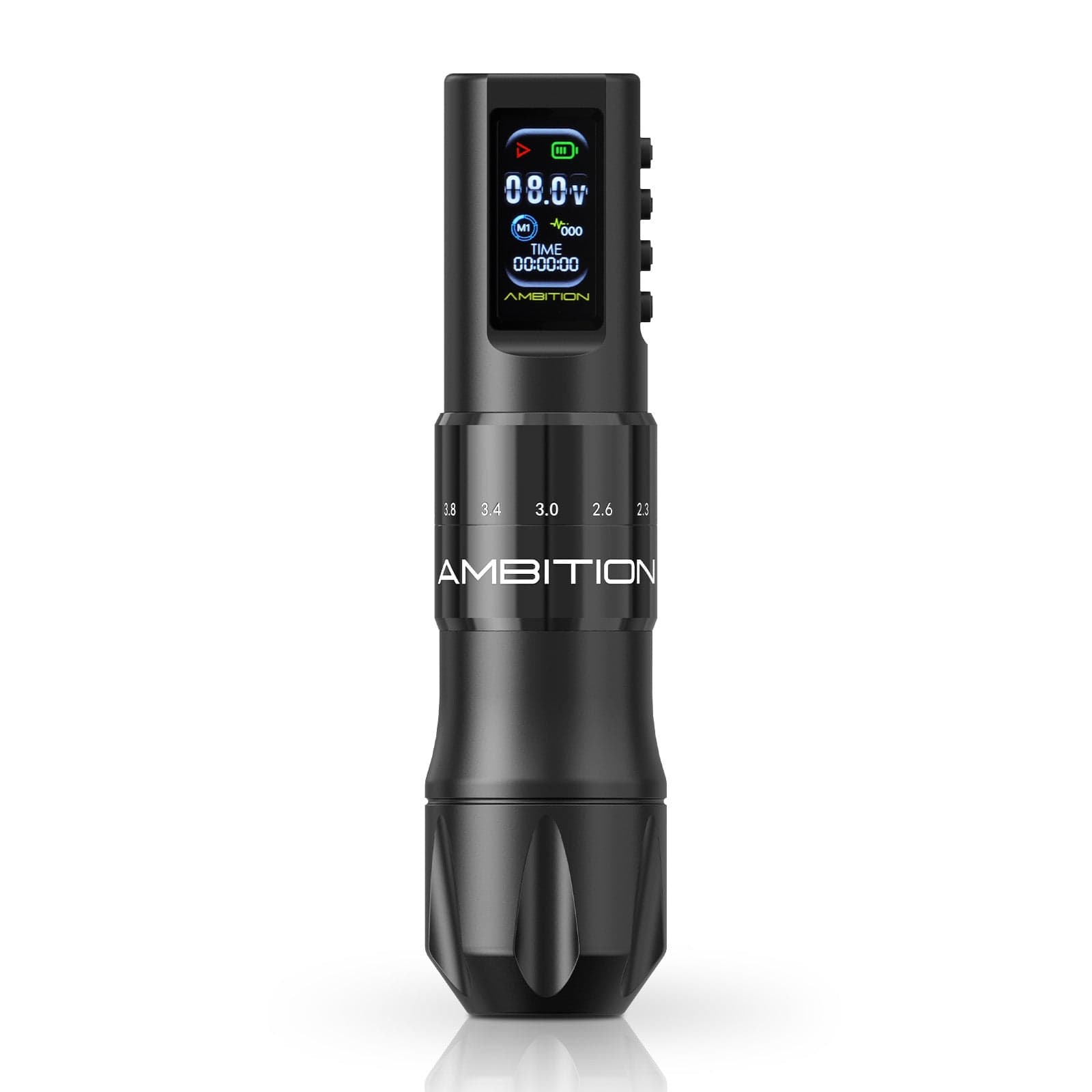 Ambition C2 Wireless Tattoo Pen Machine with 7 Strokes Length 2.0mm-4.2mm