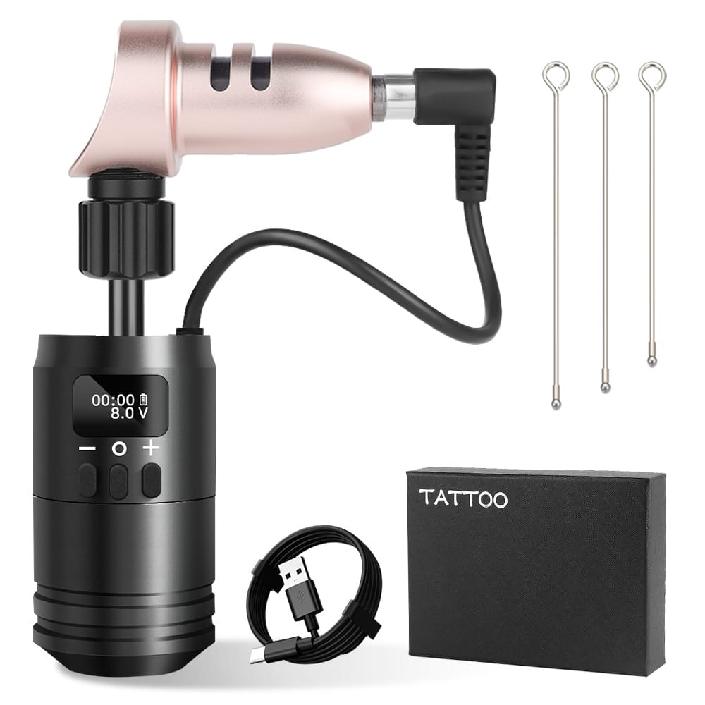 Ambition 2 in 1 Tattoo Battery Grip with Traditional Tattoo Machine