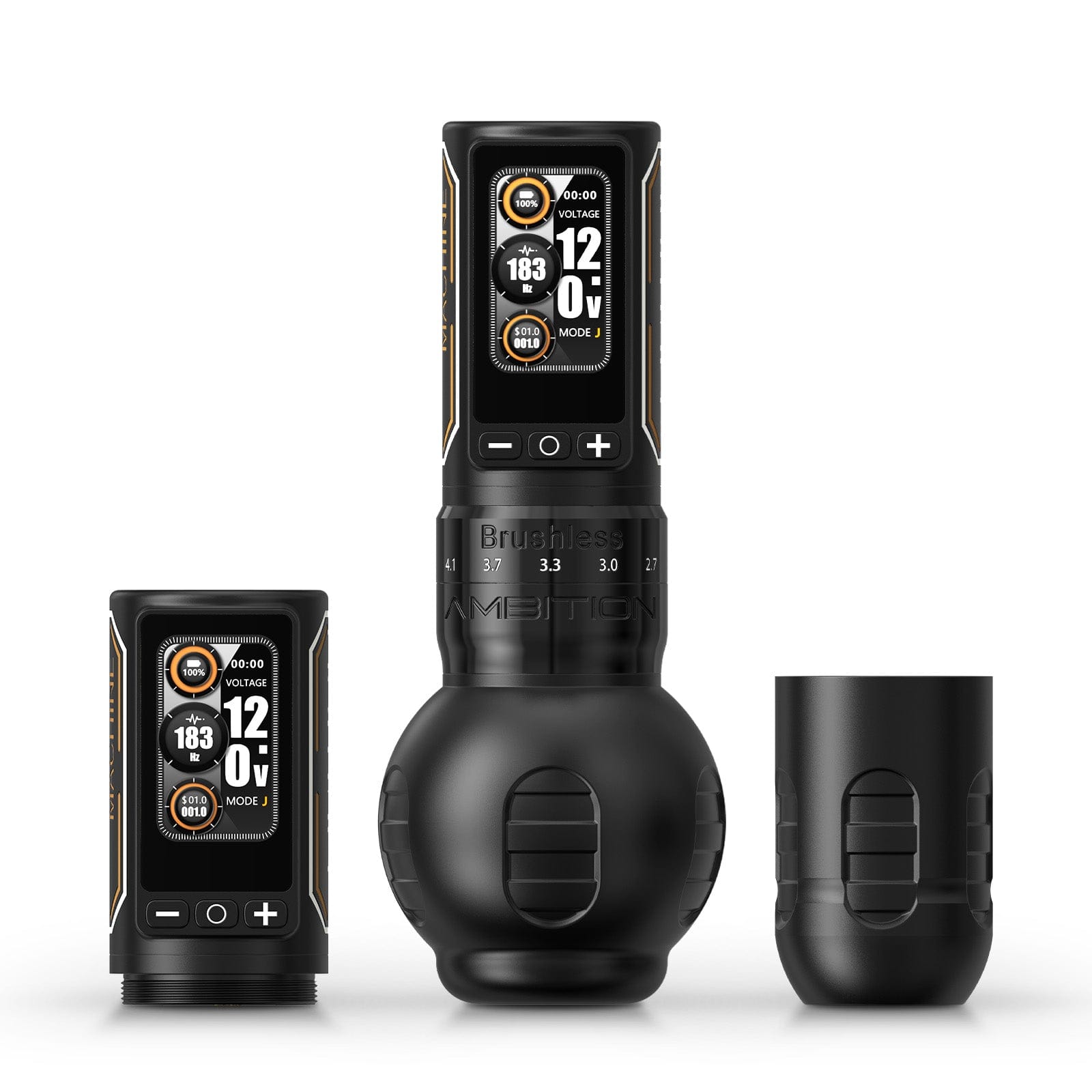 Ambition Ninja Max 280 Wireless Tattoo Pen Machine with 7 Strokes Length 2.4mm-4.5mm