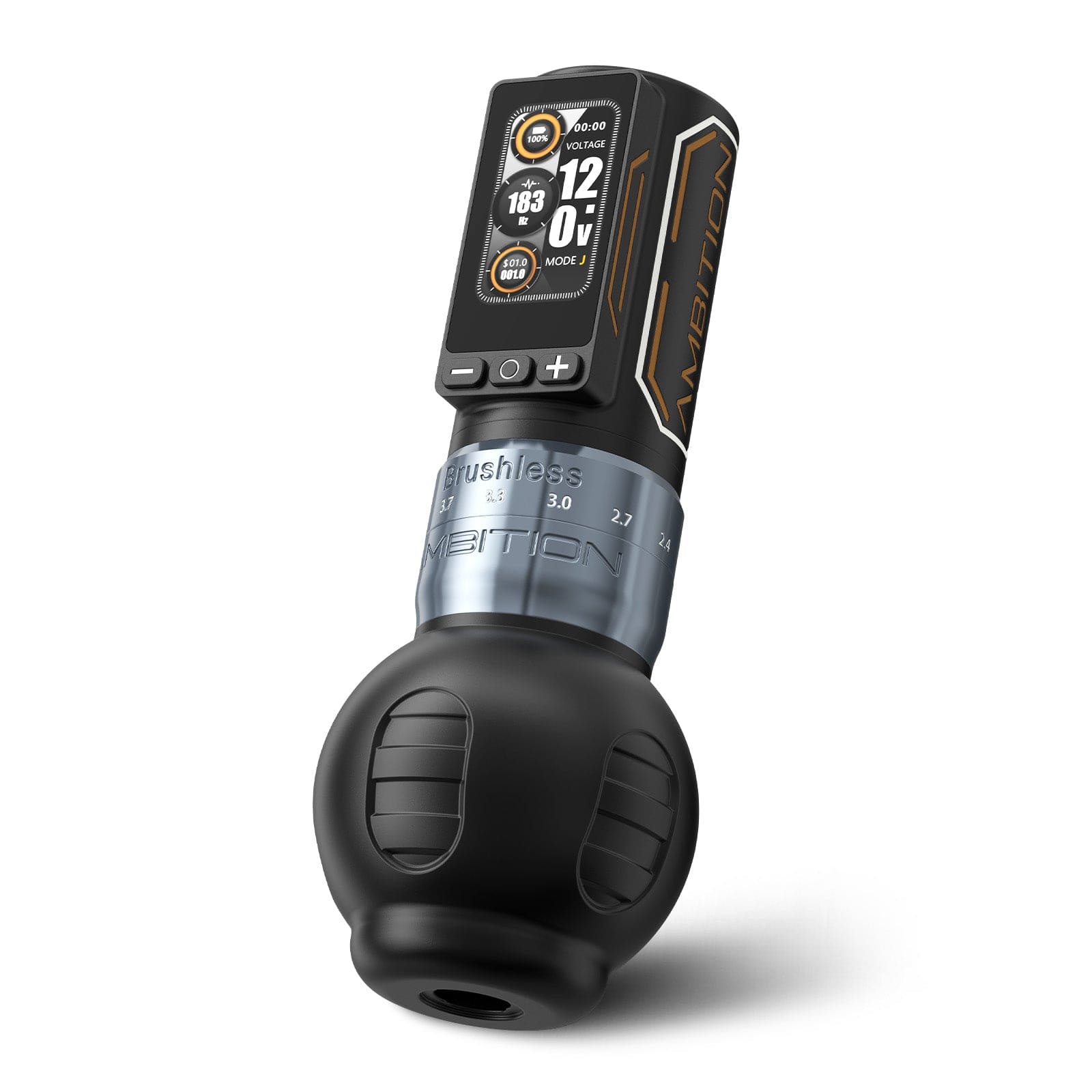 Ambition Ninja Max 280 Wireless Tattoo Pen Machine with 7 Strokes Length 2.4mm-4.5mm