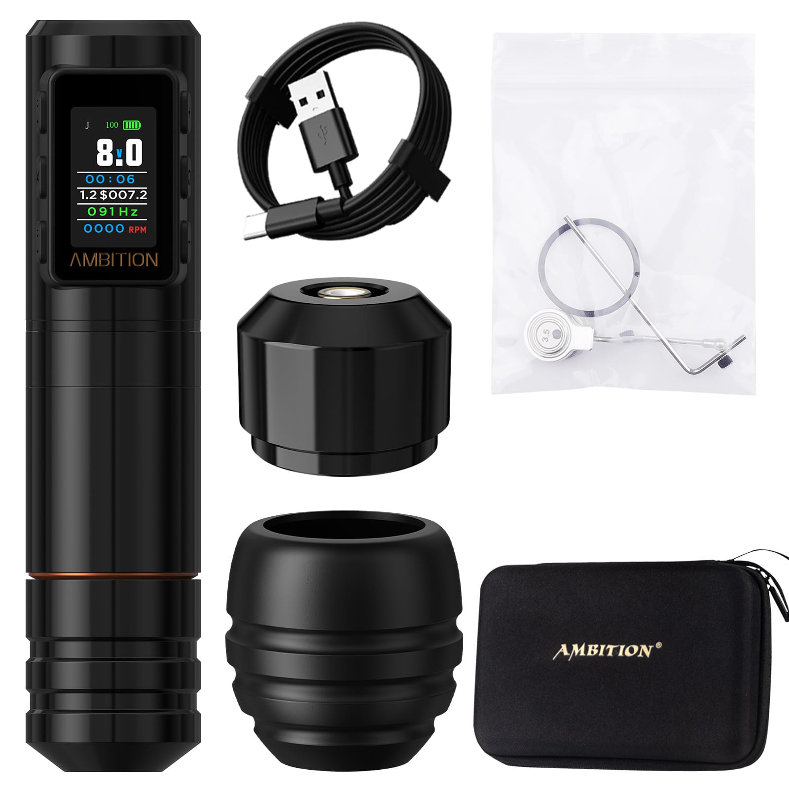 Ambition Ninja Series Wireless Tattoo Machine
