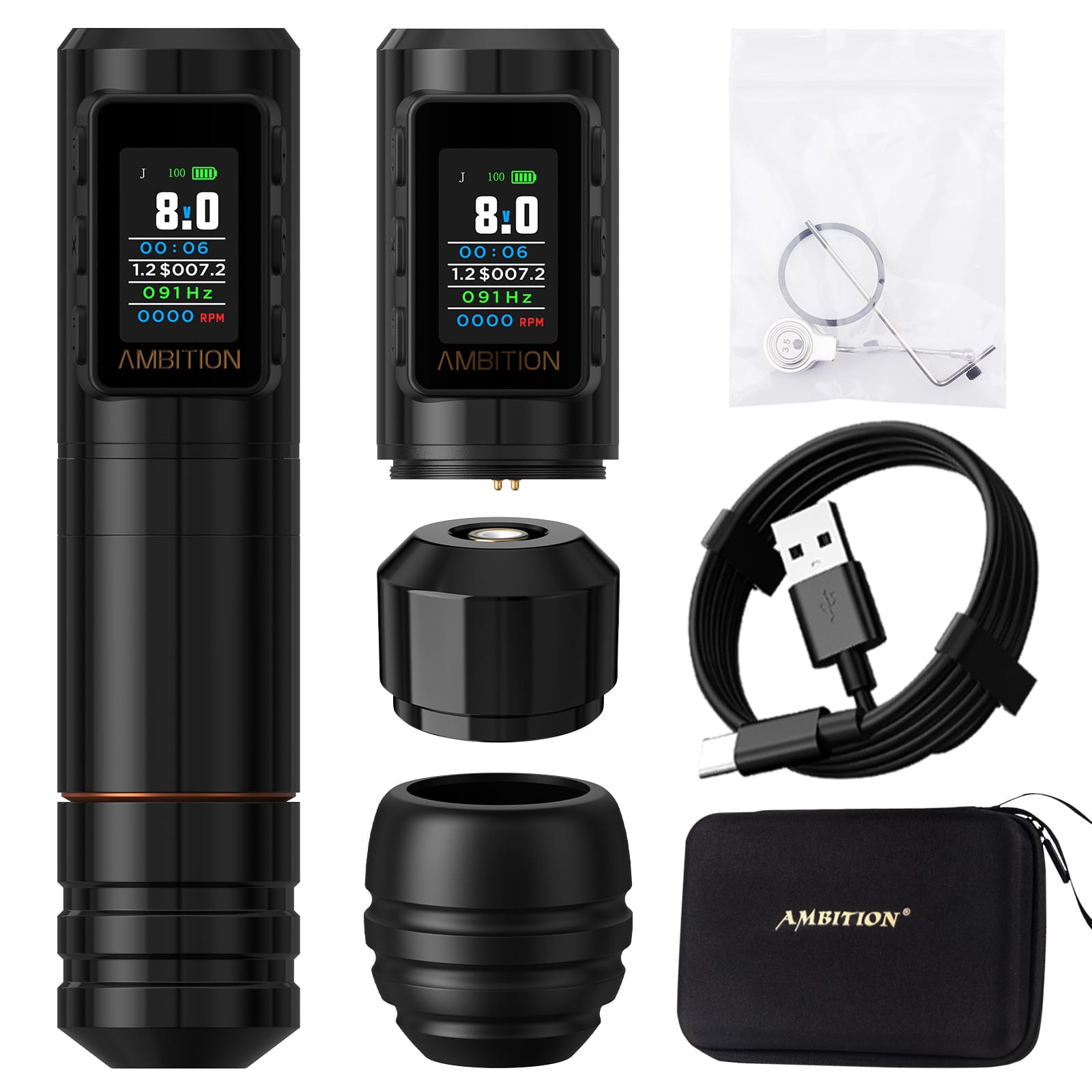 Ambition Ninja Series Wireless Tattoo Machine