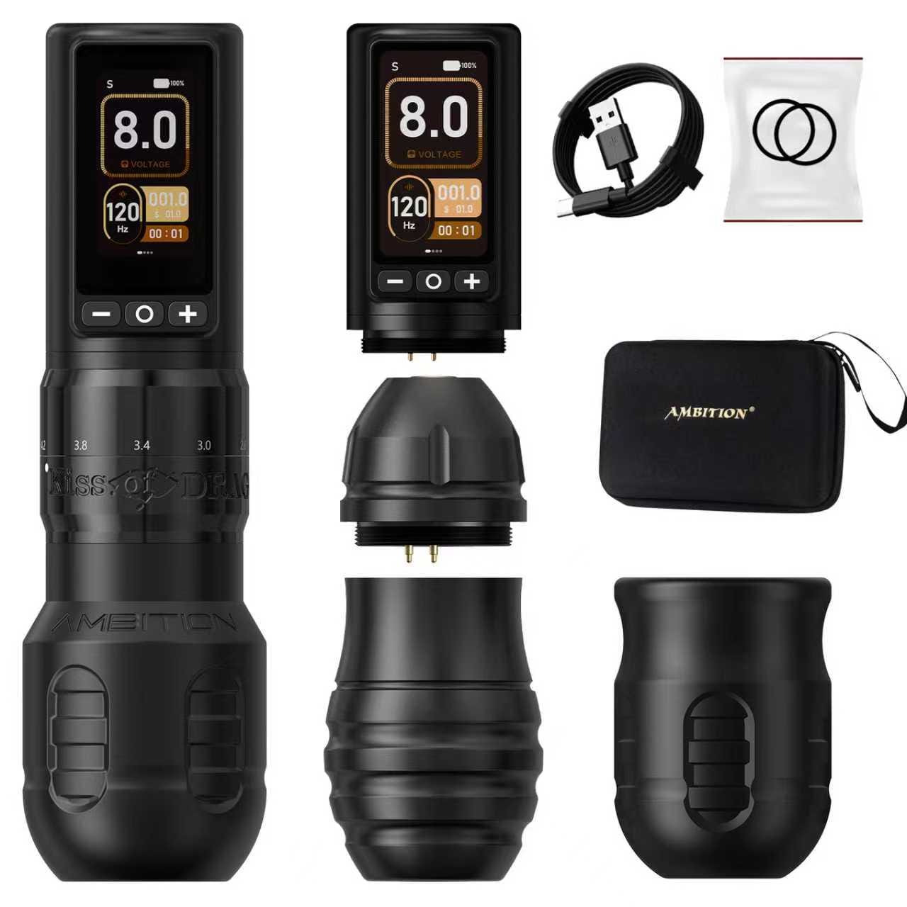 Kiss Of Dargon Torden Max Wireless Tattoo Pen Machine