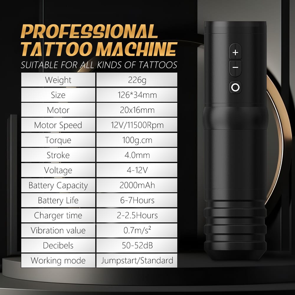 Ambition Flash Series Wireless Tattoo Machine | Flash/Flash max/C5