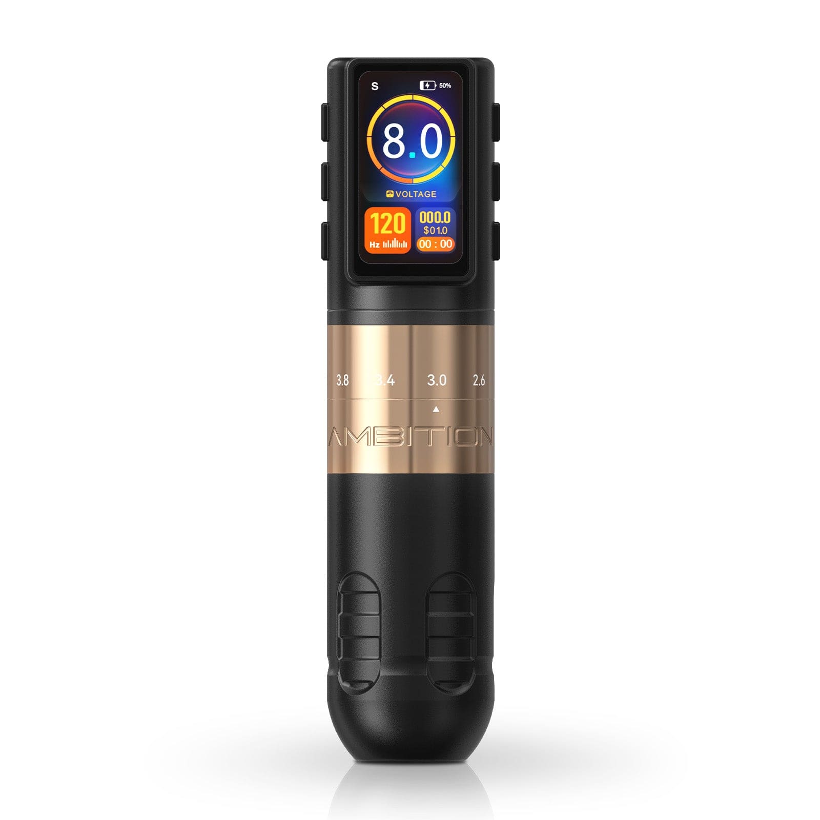 Ambition Paco Wireless Tattoo Pen Machine Adjustable Stroke 2.2-4.2mm