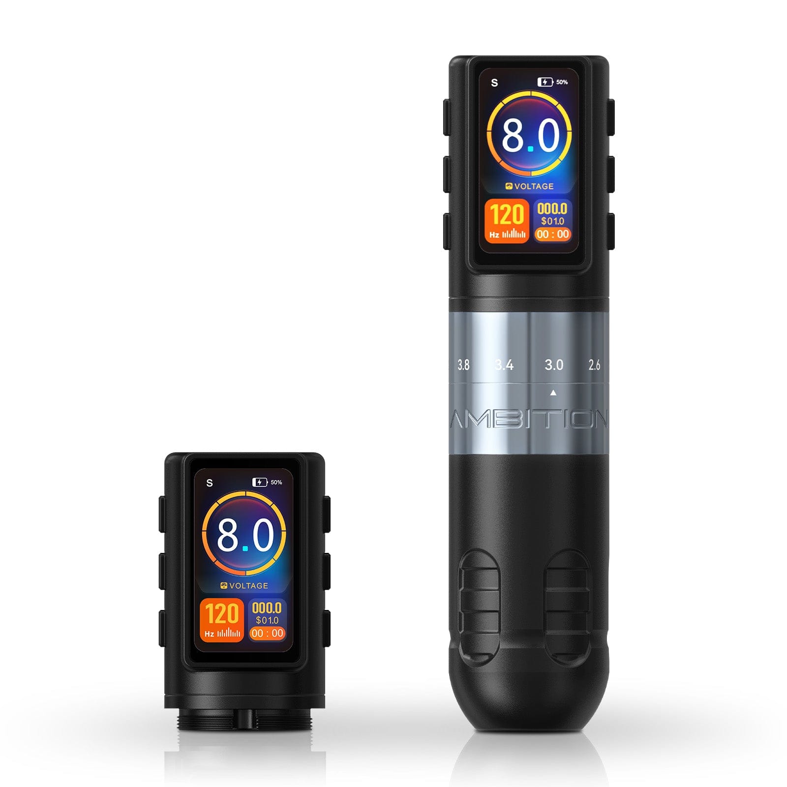 Ambition Paco Wireless Tattoo Pen Machine Adjustable Stroke 2.2-4.2mm