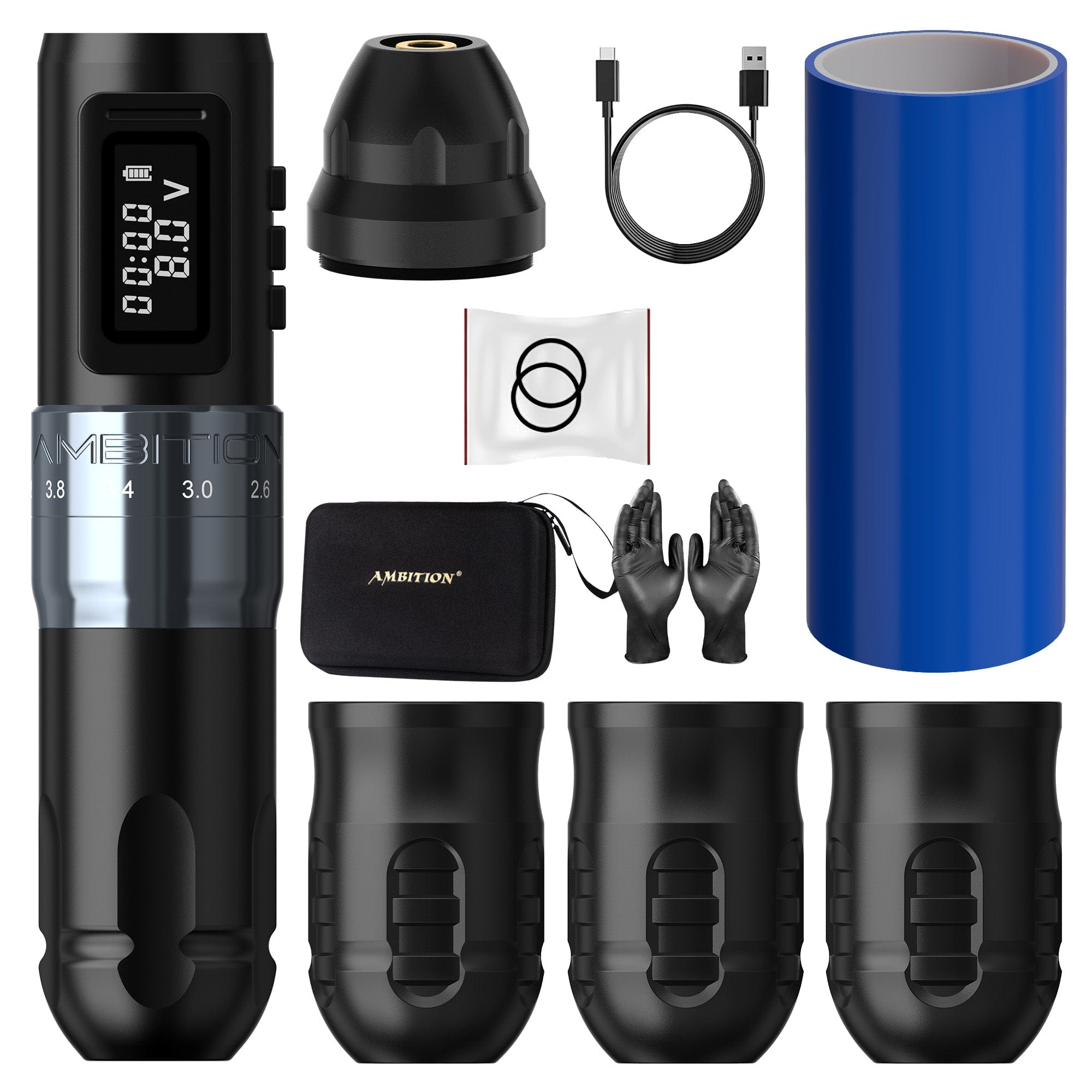 Ambition Mars-U Wireless Tattoo Pen Machine