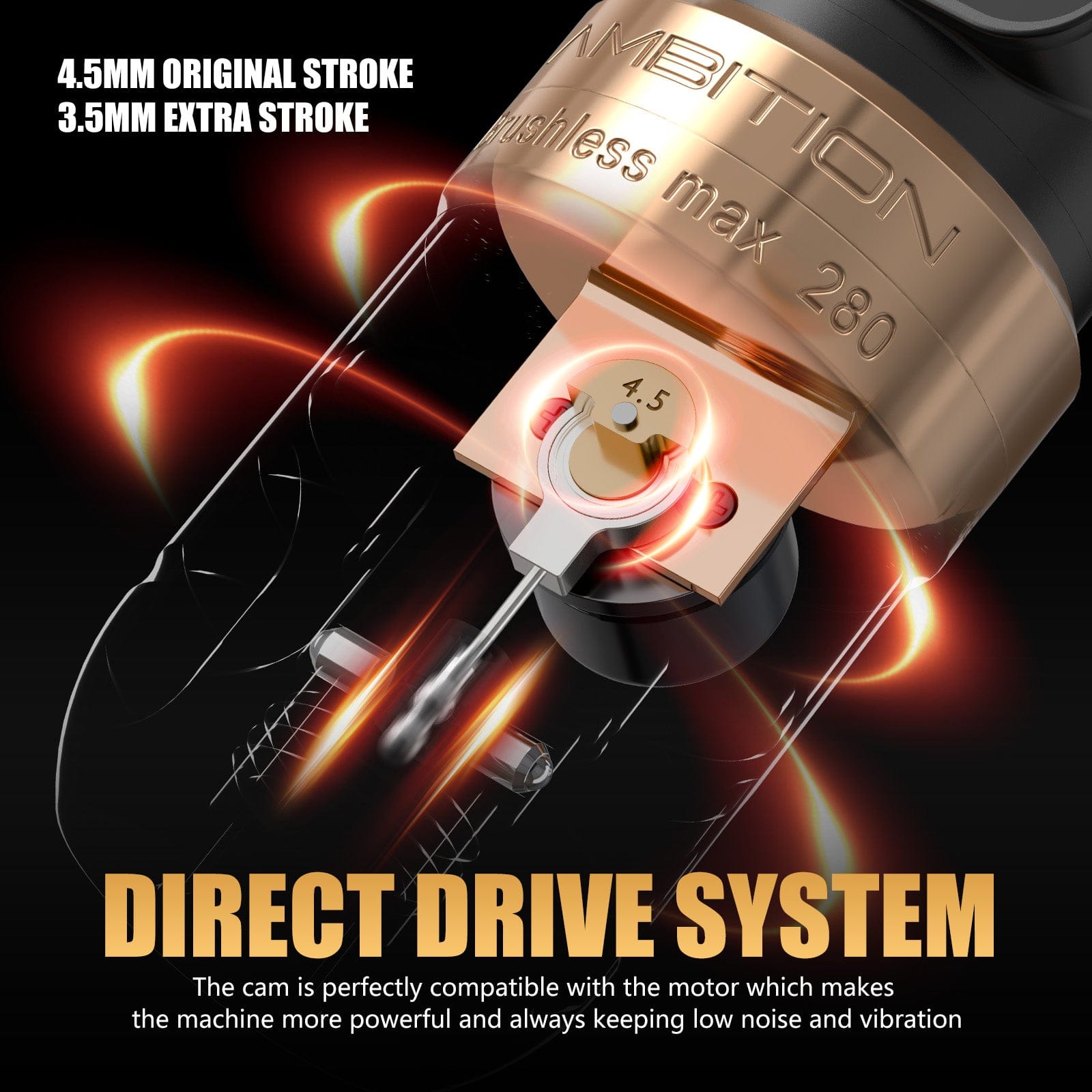 Ambition Ninja Max 280P Wireless Tattoo Pen Machine