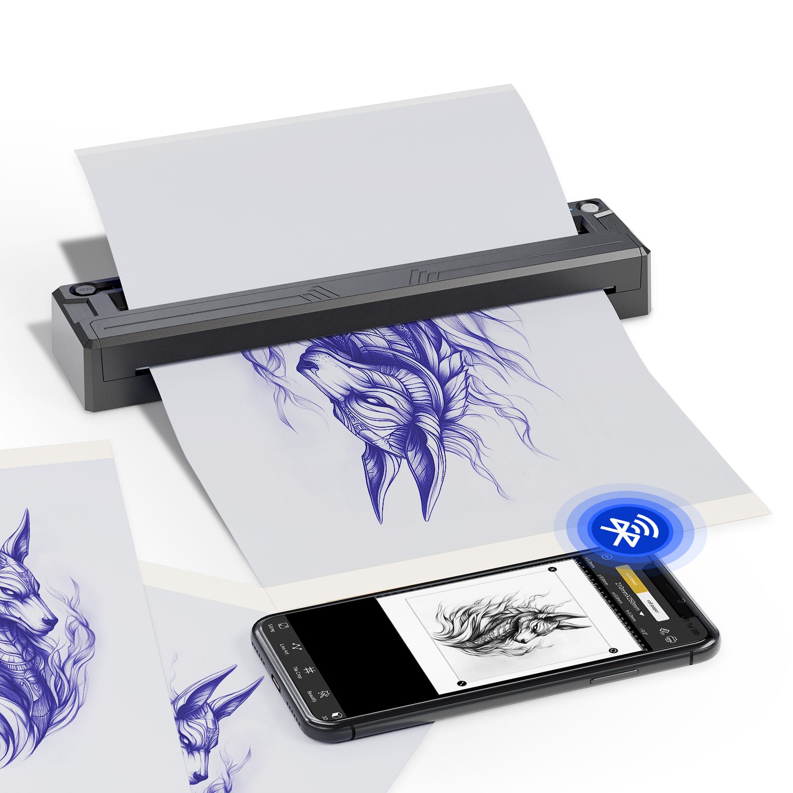 Ambition Wireless Tattoo Picture Printer 1500mAh