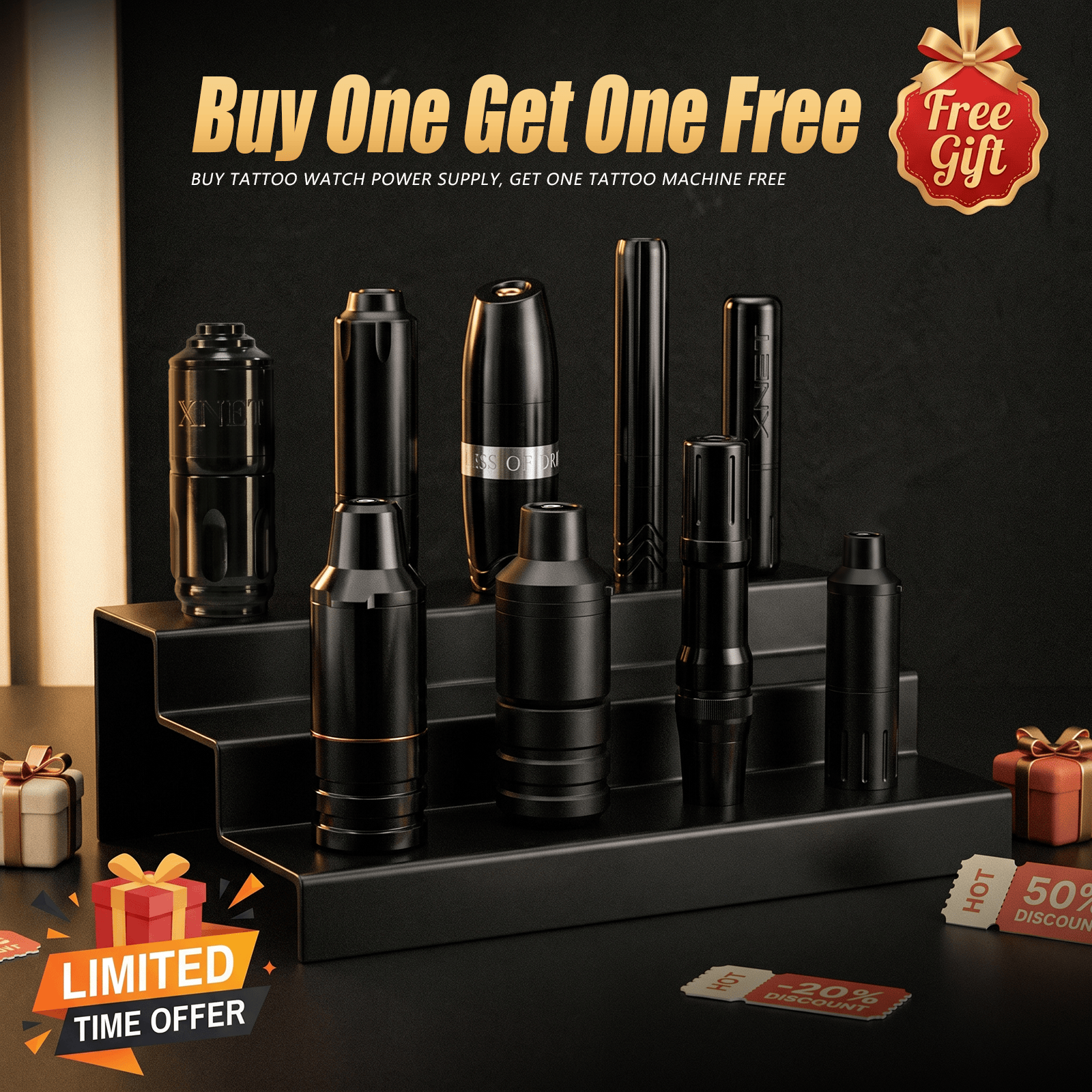 Flash Deals | Ambition Wireless Tattoo Machine Kit