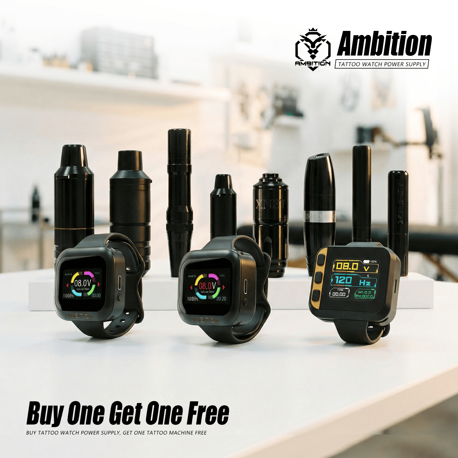 Flash Deals | Ambition Wireless Tattoo Machine Kit