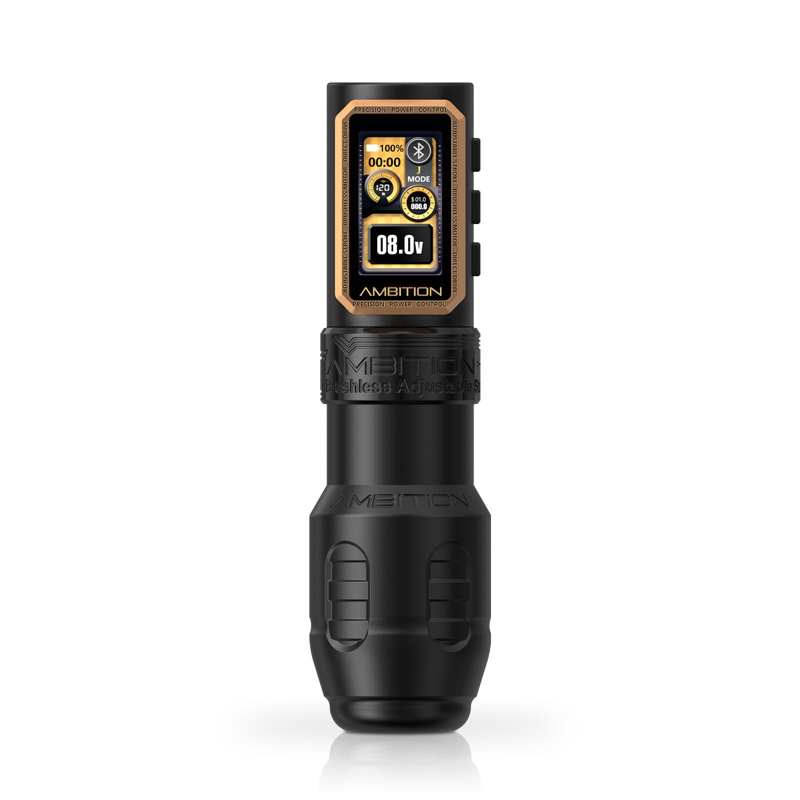 Ambition Epoch Max Wireless Tattoo Pen Machine with 9 Strokes Length 1.0mm-5.0mm