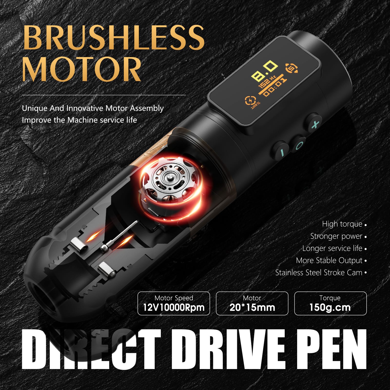 Ambition ABS Vibe Wireless Tattoo Pen Machine