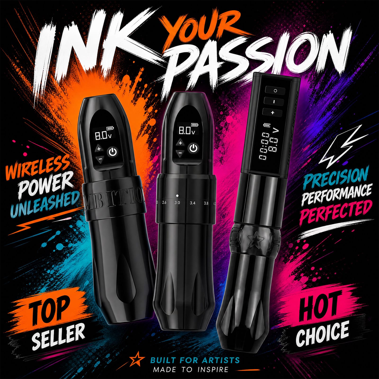 Ambition Troll Wireless Tattoo Machine