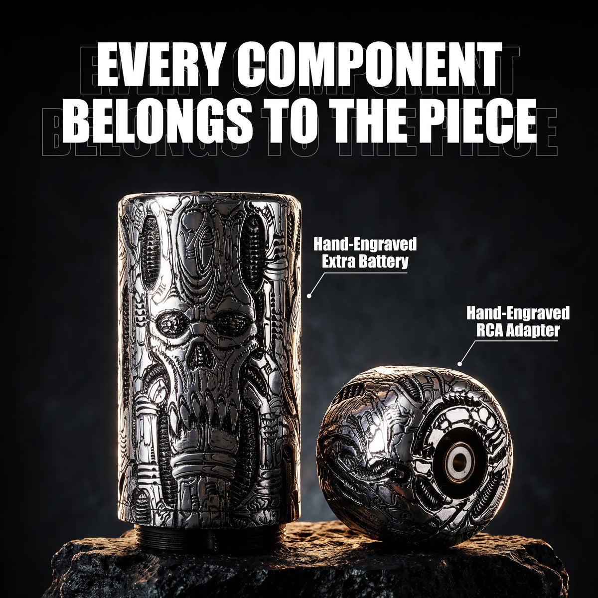 Ambition Ninja Max 280 Engraved Limited Edition Wireless Tattoo Pen Machine