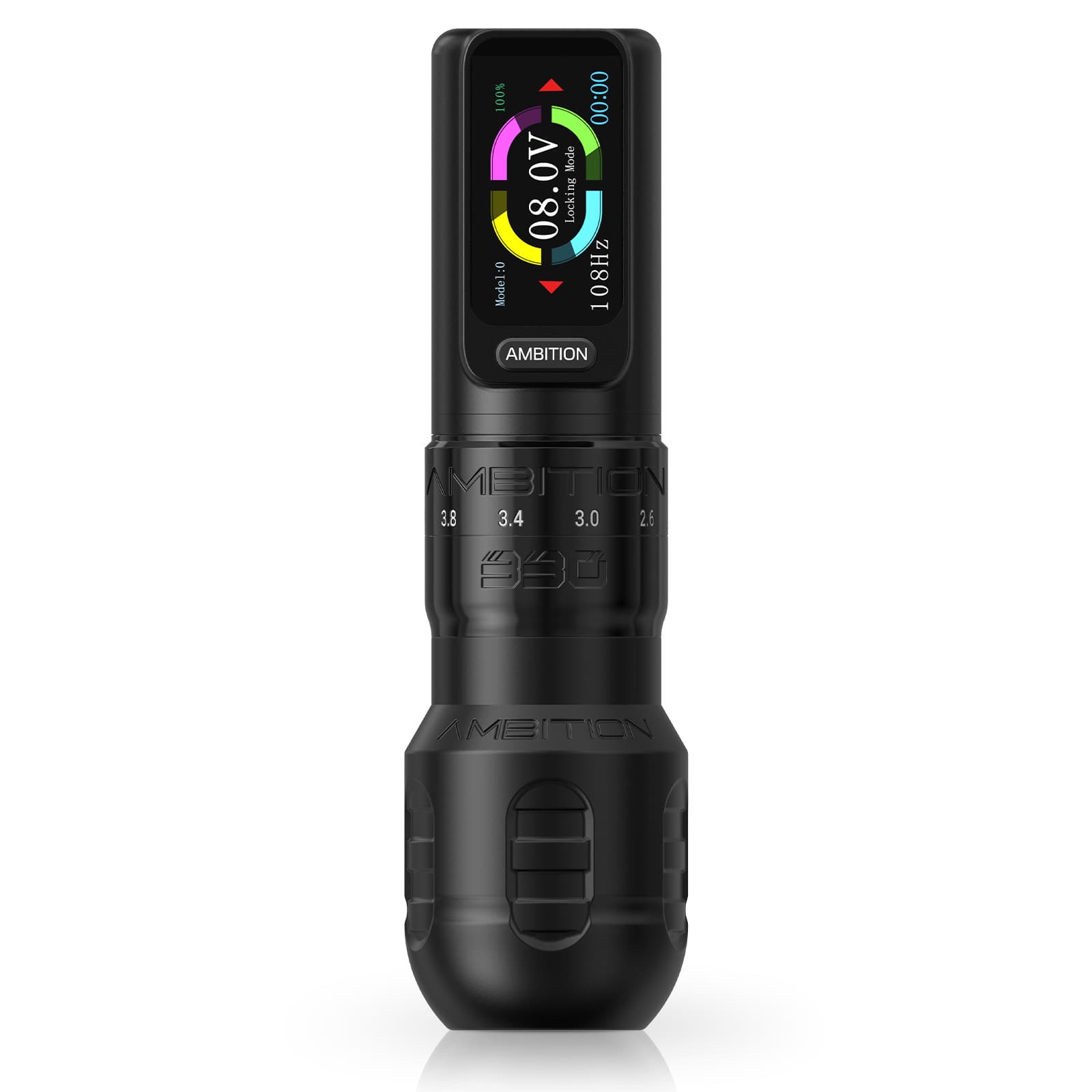 Ambition Seher Plus Wireless Tattoo Pen Machine with 6 Strokes Length 2.2mm-4.2mm