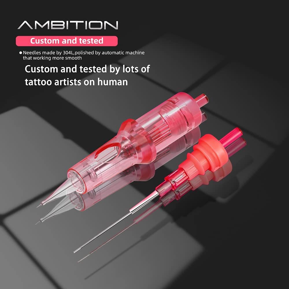 Ambition SMP Permanent Makeup Tattoo Cartridge Needles Round Liner