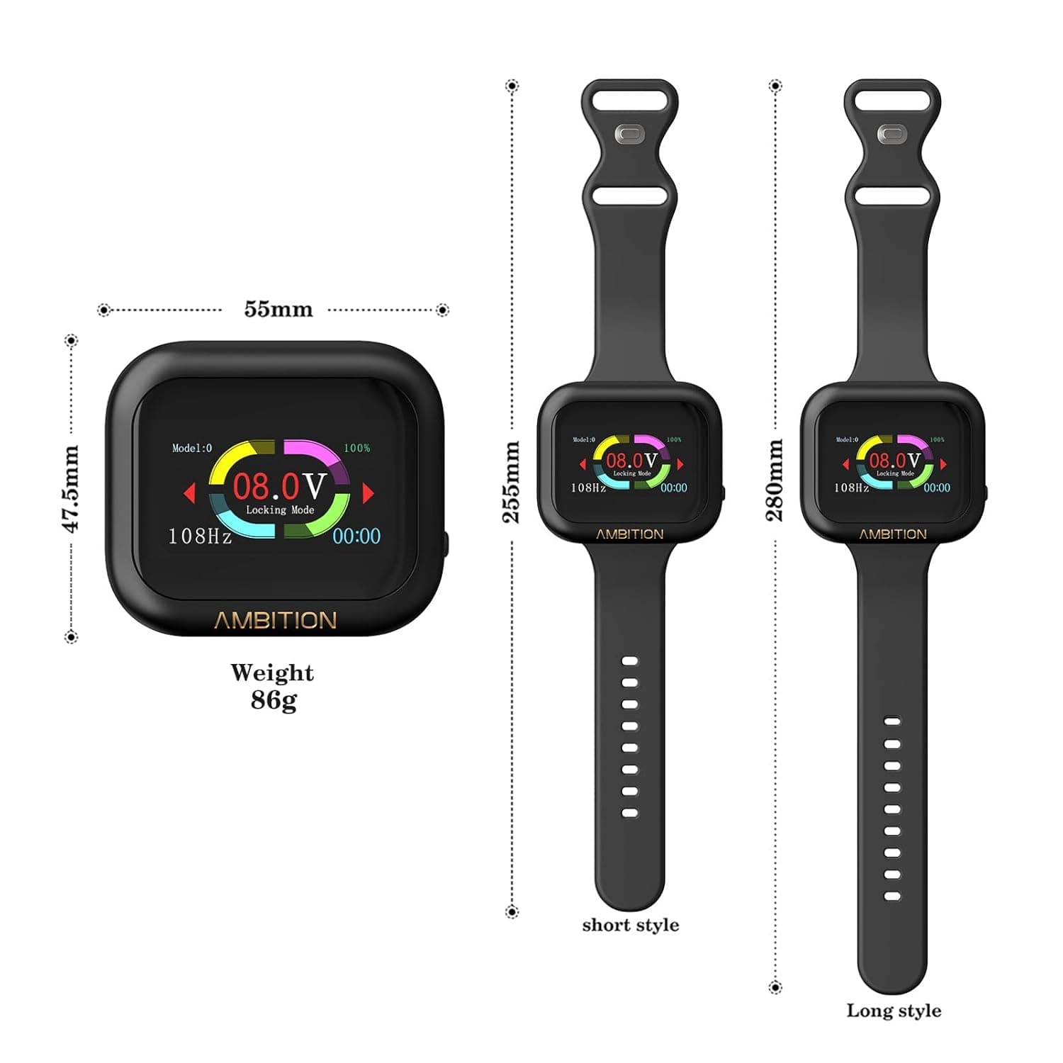 Ambition S1 Touch Screen Tattoo Battery Wristband Supply