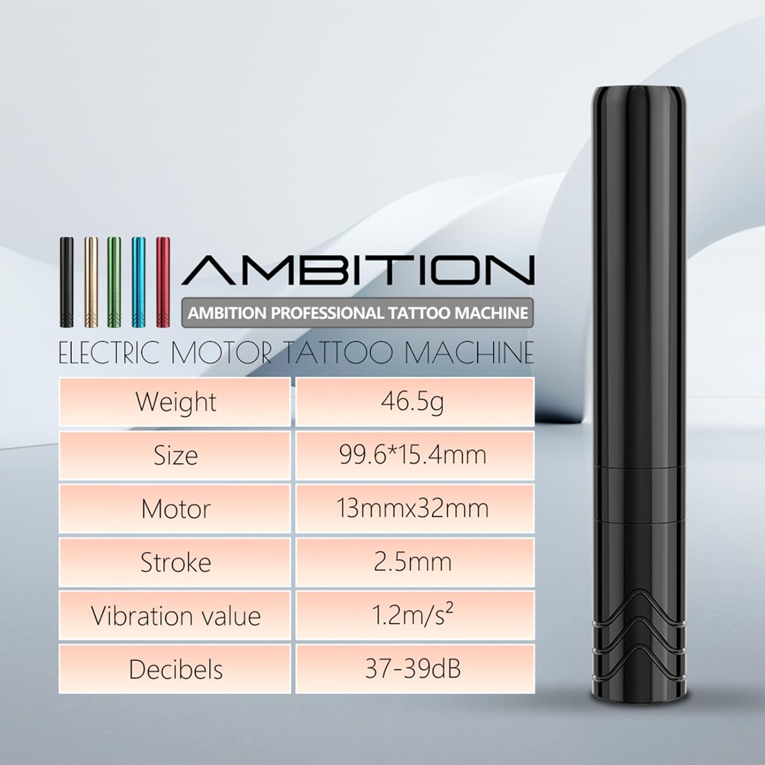 Ambition Rotary Tattoo Machine Permanent Makeup Tattoo Pen