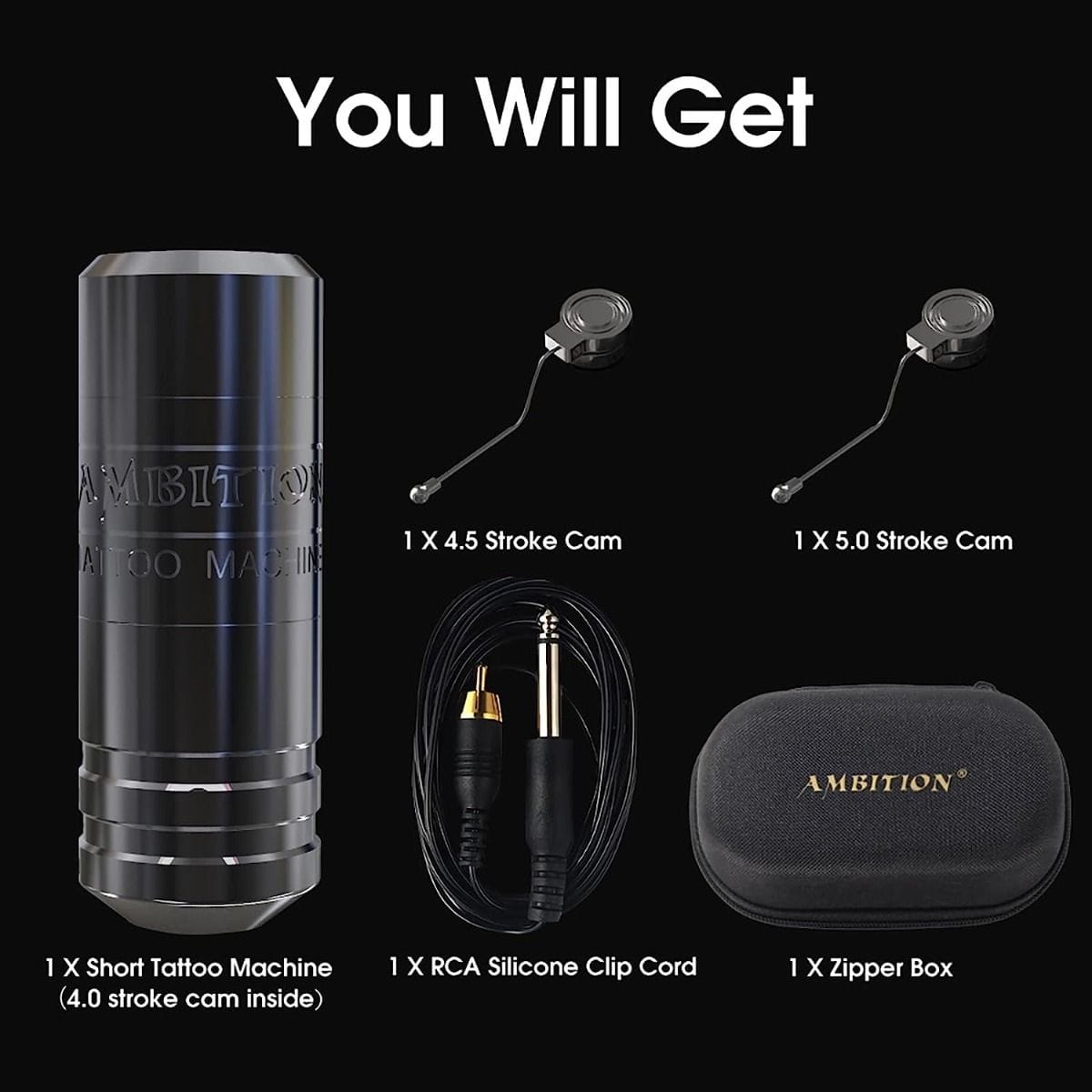 Ambition Torped 32mm Rotary Tattoo Pen Machine