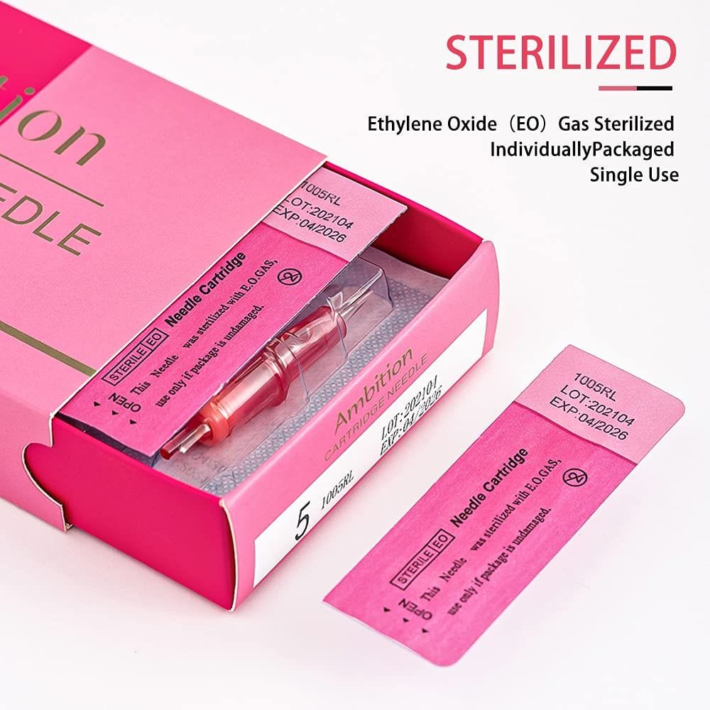 Ambition SMP Permanent Makeup Tattoo Cartridge Needles Round Liner