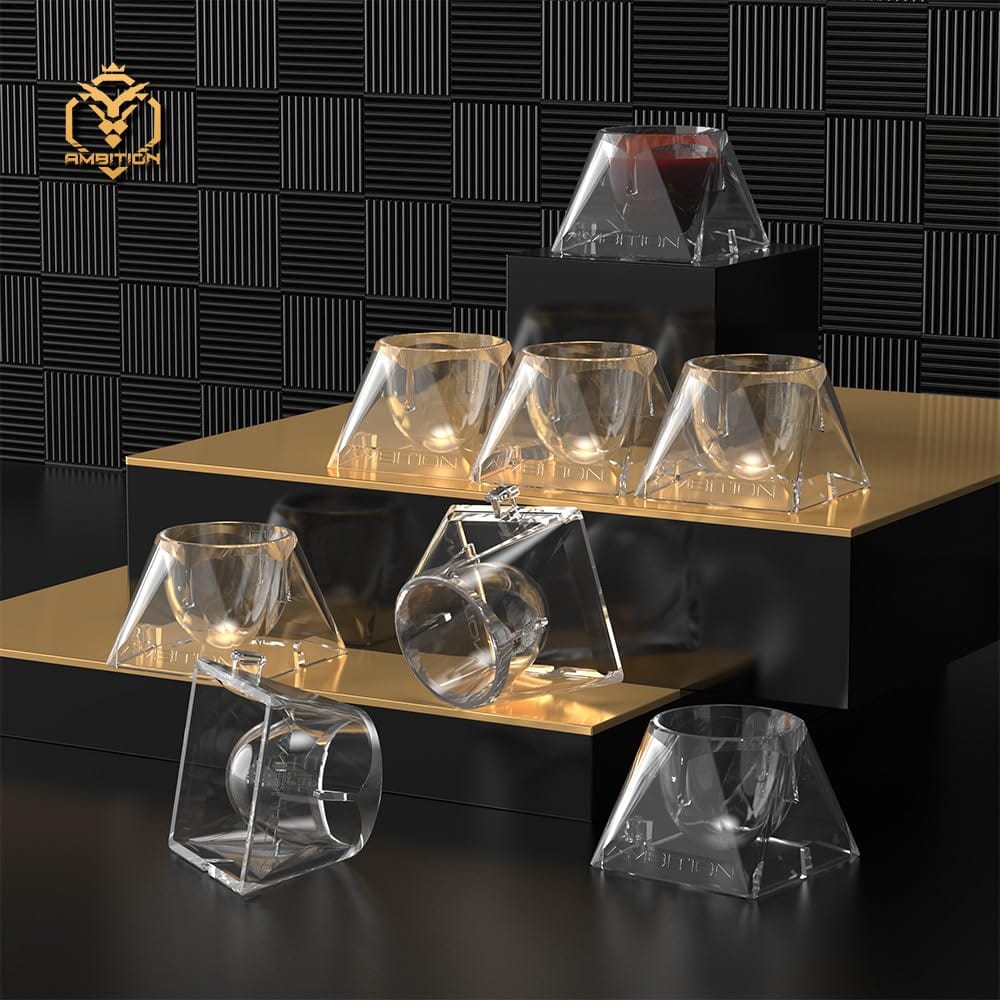 Ambition Disposable Tattoo Ink Cups with Interlocking Design - 240Pcs