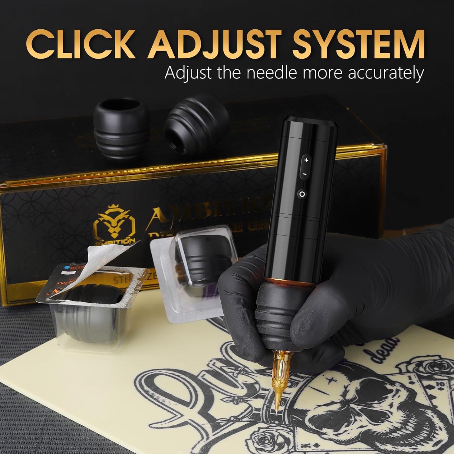 Ambition Ninja Plus Wireless Tattoo Pen Machine