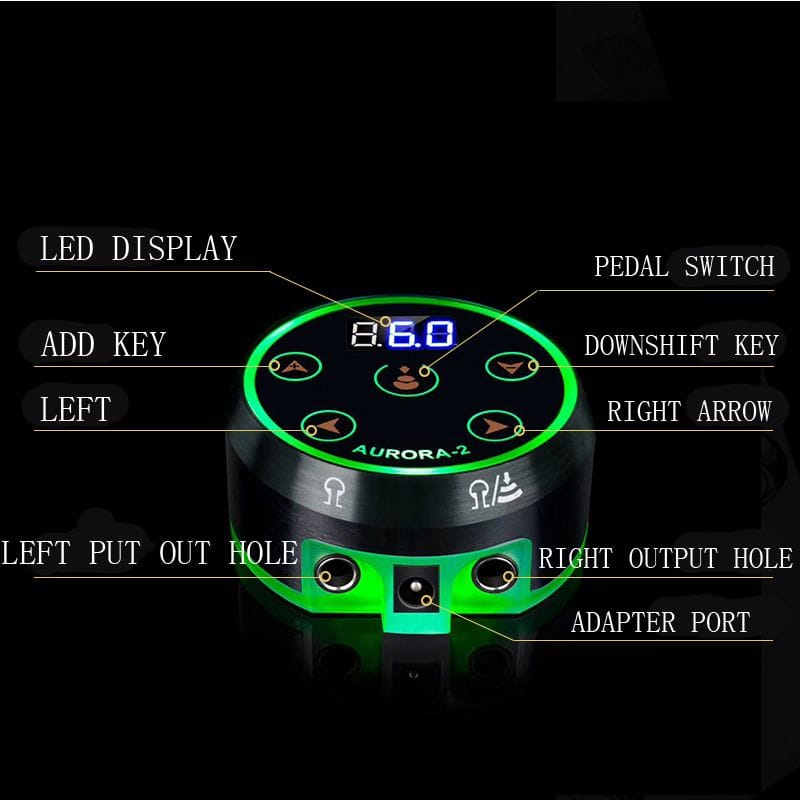 Ambition Aurora 2 Tattoo Power Supply