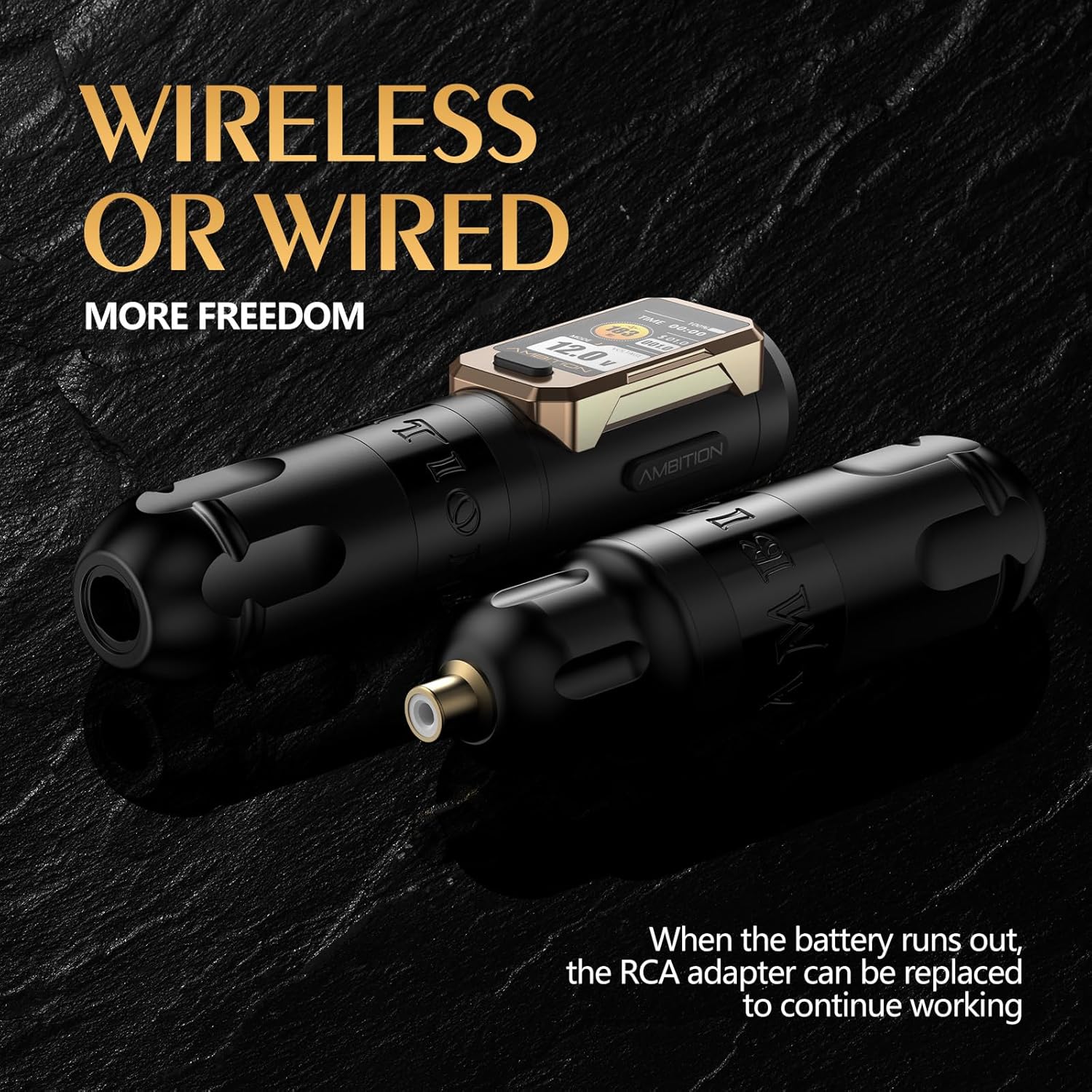 Ambition Vibe Ultra Wireless Tattoo Pen Machine