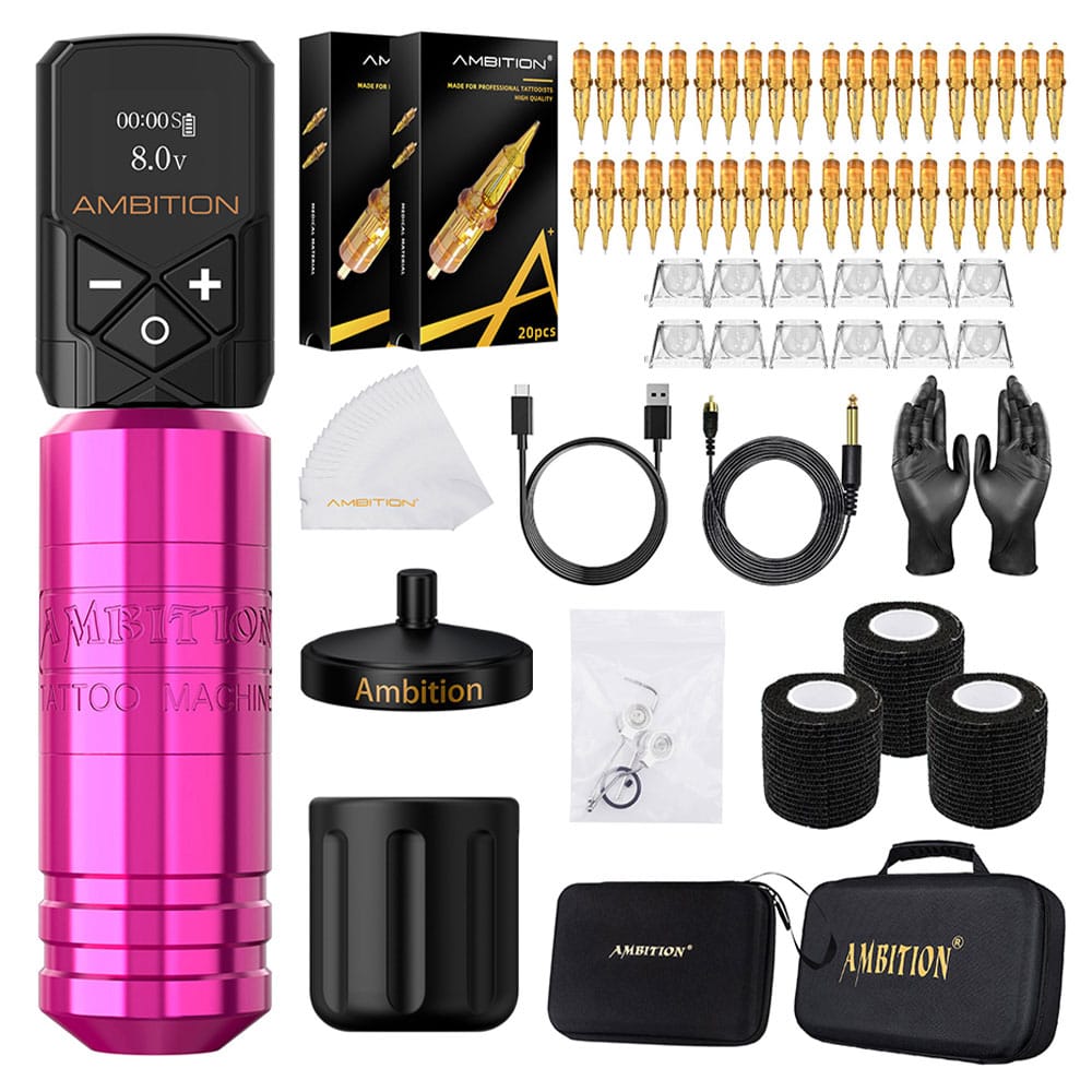 Kit de tatouage | Kit de machine à tatouer Ambition Torped 