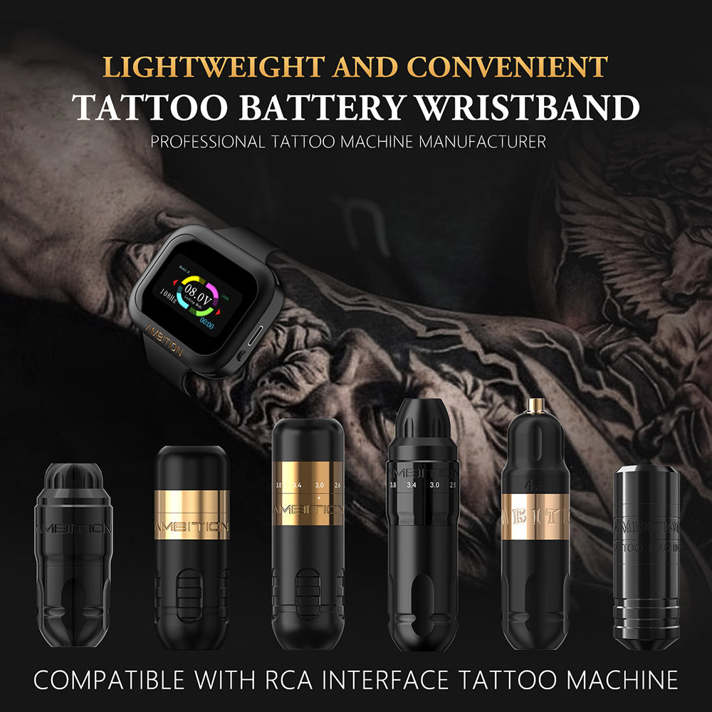 Ambition S1 Touch Screen Tattoo Battery Wristband Supply