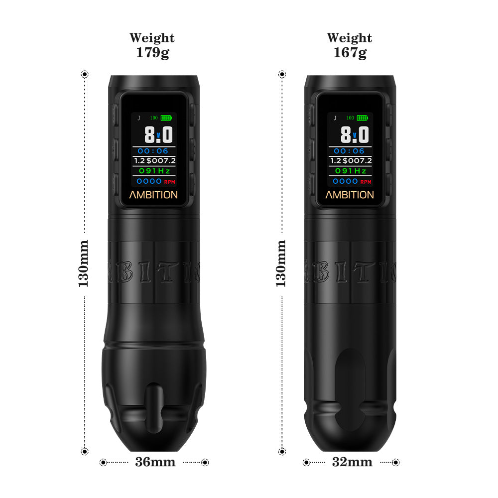 Ambition Vibe Max Wireless Tattoo Pen Machine