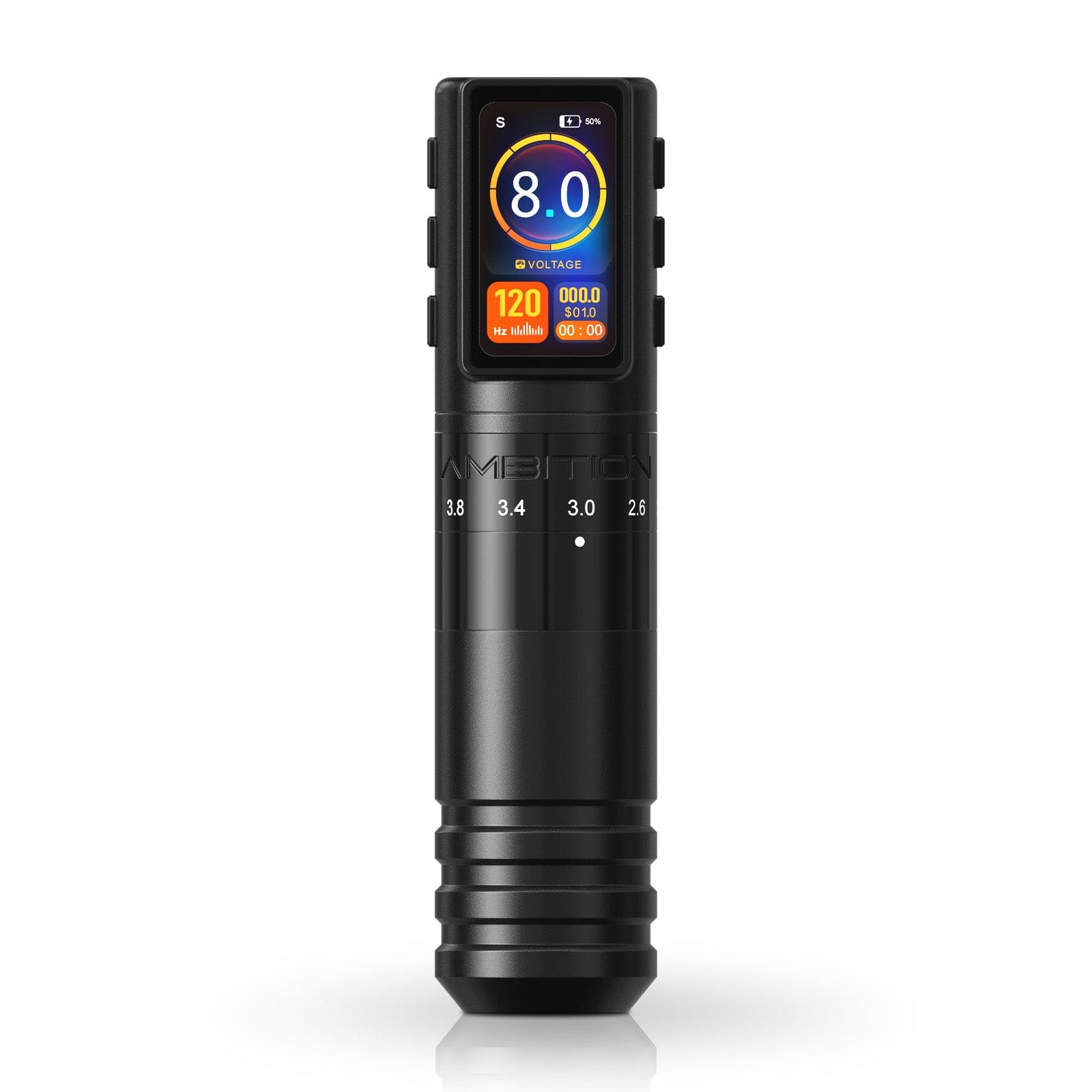 Ambition Paco Wireless Tattoo Pen Machine Adjustable Stroke 2.2-4.2mm